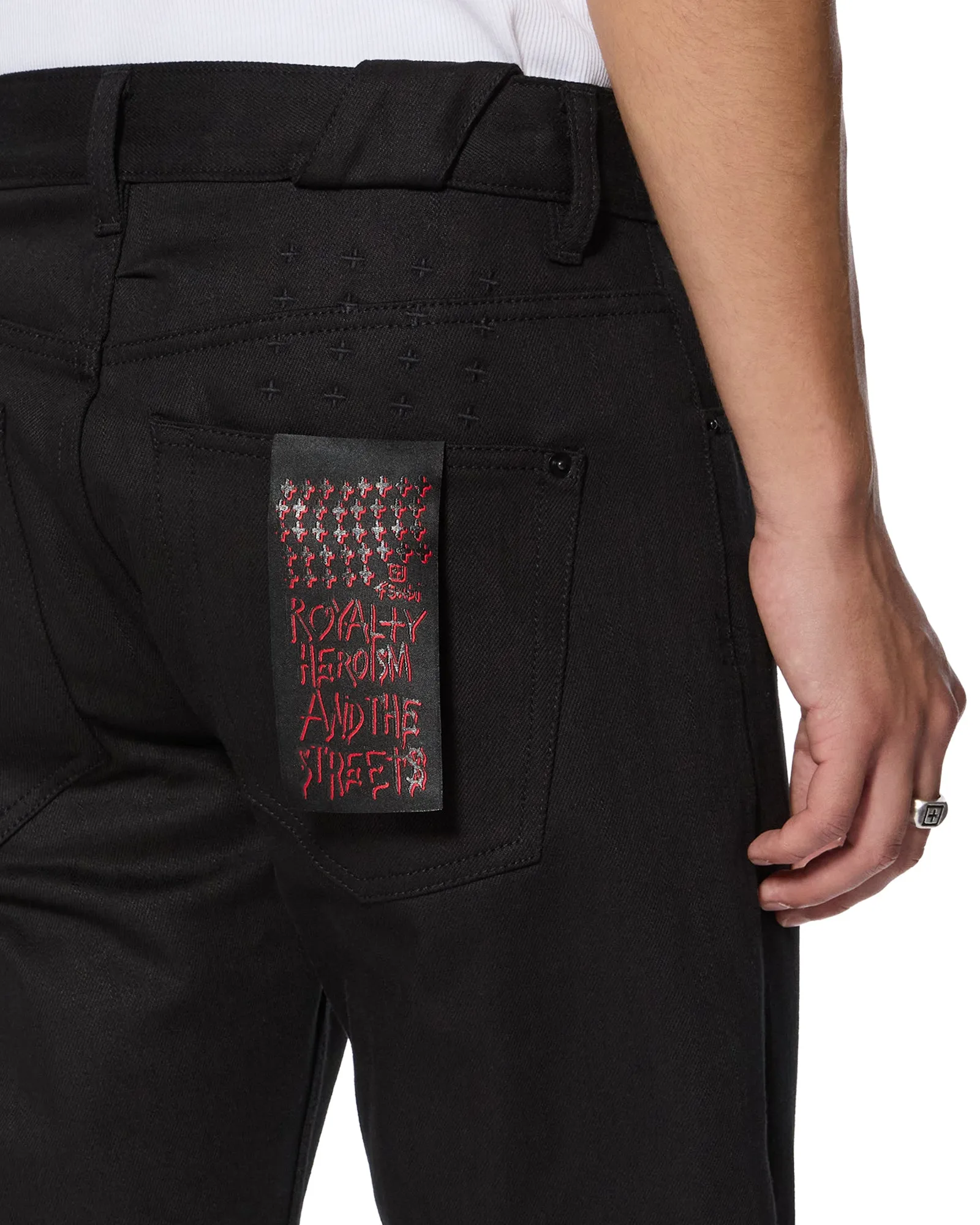 CHITCH SELVEDGE RAW BLACK,Jeans