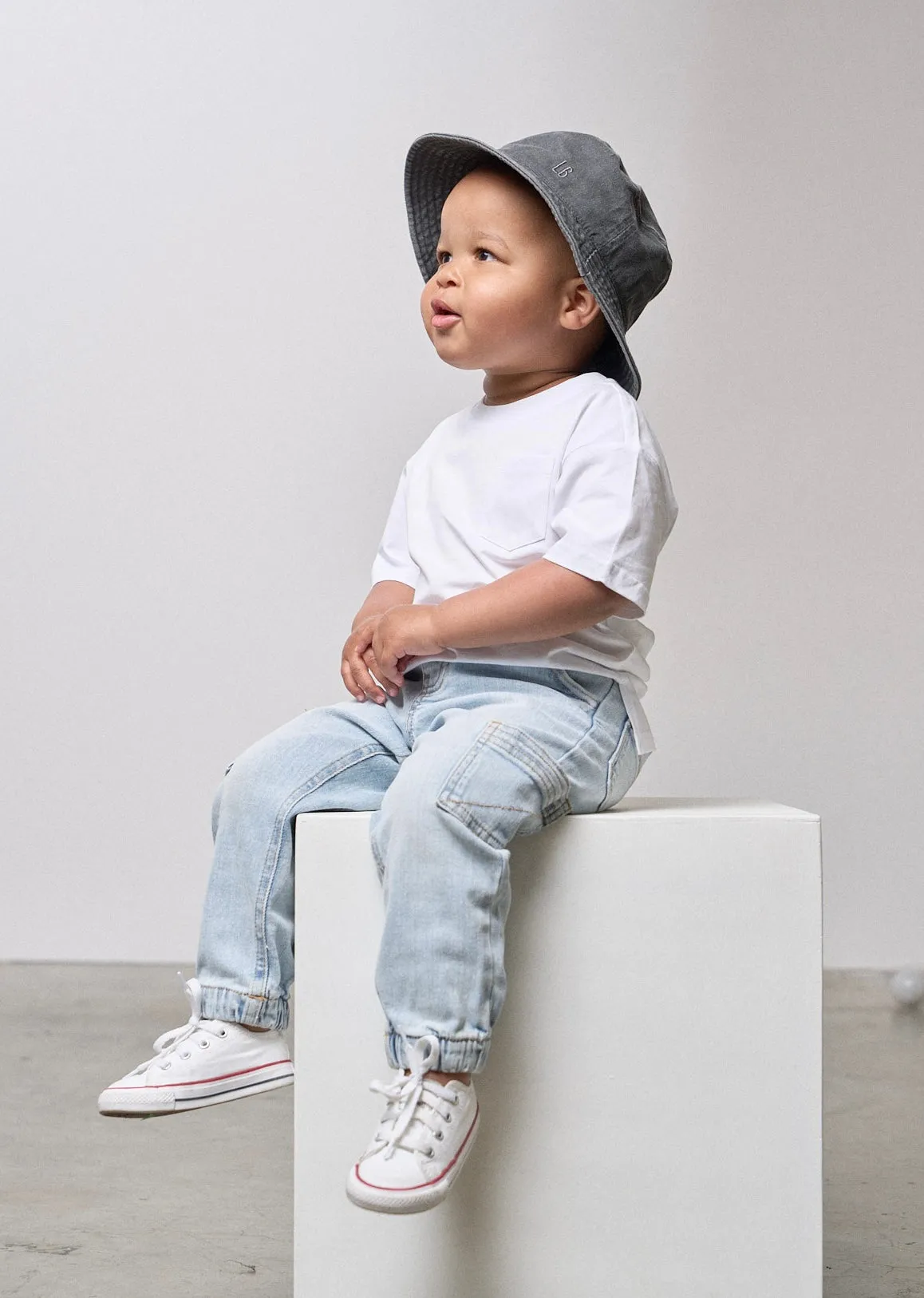 Cotton Tee - White,Kids