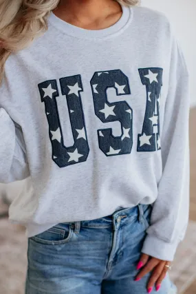 Cozy in the USA Sweatshirt,Women Sweater