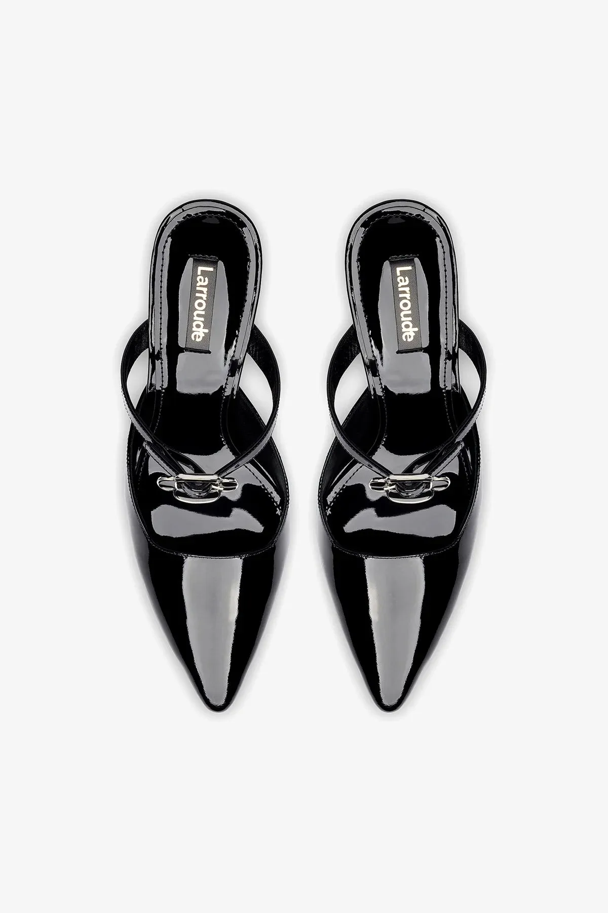 Daisy Pump In Black Patent Leather,Women Heel