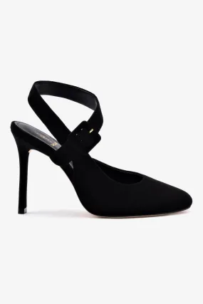 Deena By Larroud?? Pump In Black Suede,Women Heel