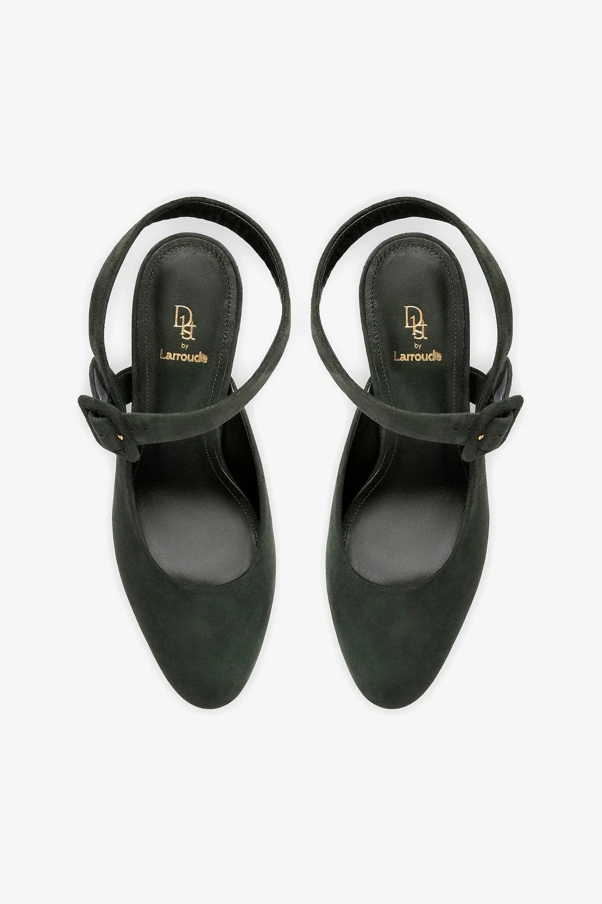 Deena By Larroud?? Pump In Deep Olivine Suede,Women Heel