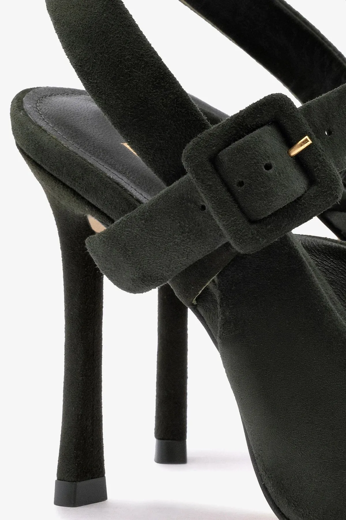 Deena By Larroud?? Pump In Deep Olivine Suede,Women Heel