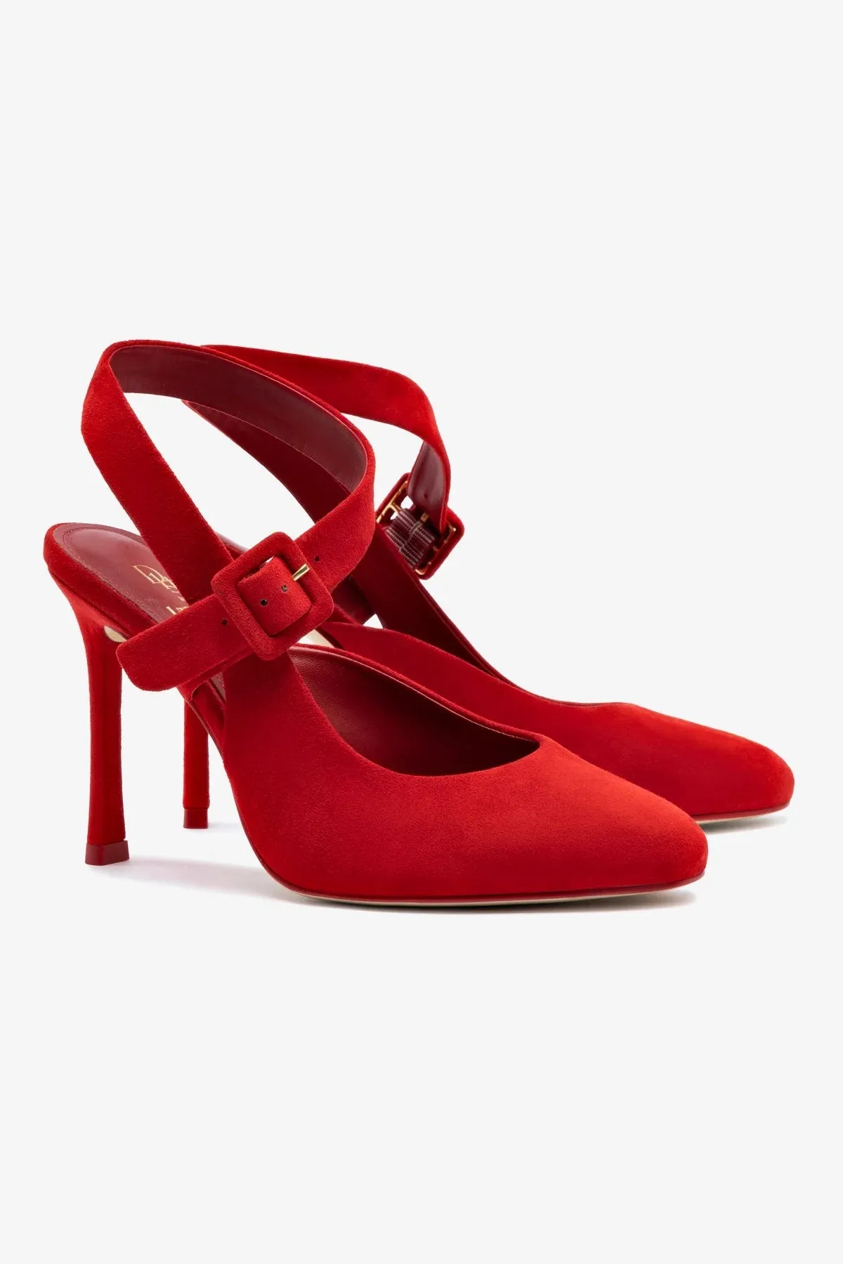 Deena By Larroud?? Pump In Red Suede,Women Heel
