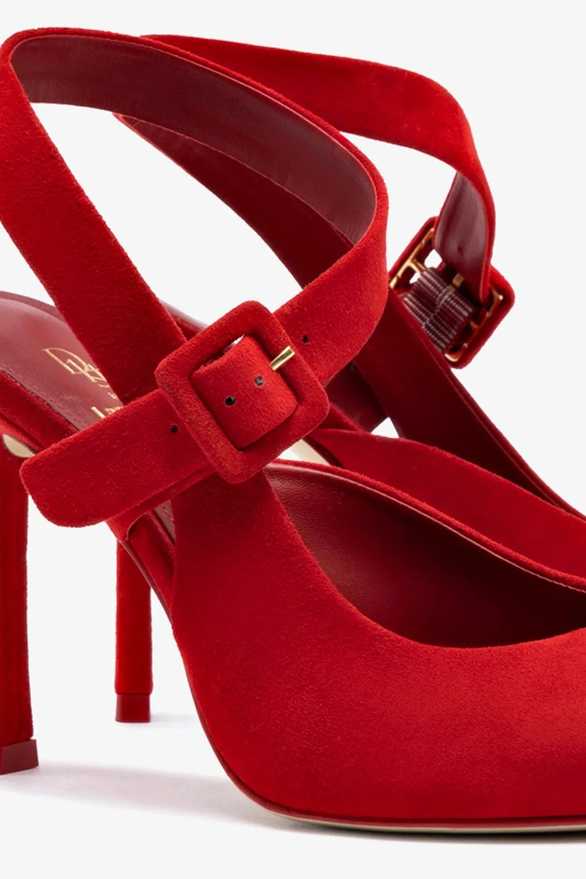 Deena By Larroud?? Pump In Red Suede,Women Heel