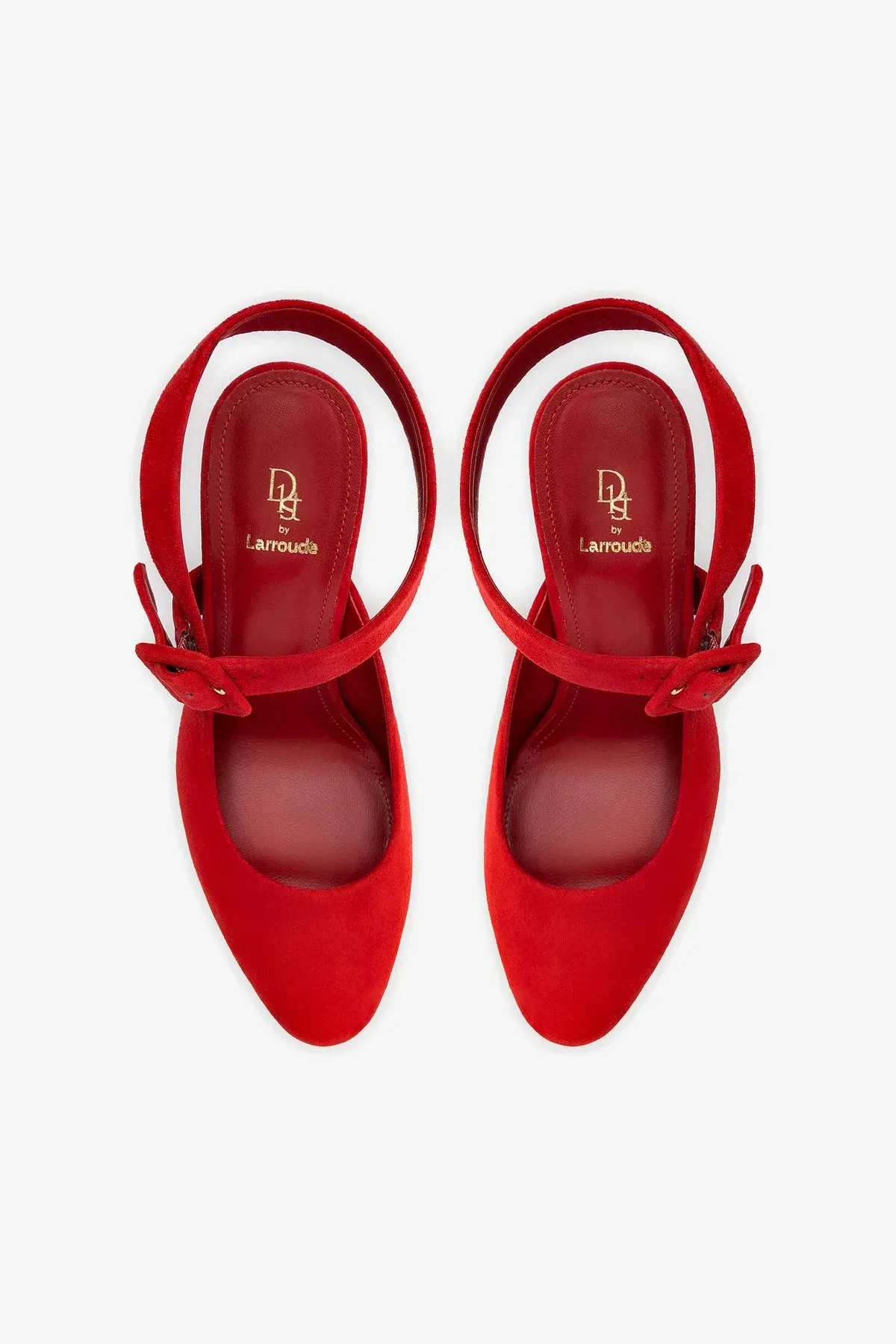 Deena By Larroud?? Pump In Red Suede,Women Heel