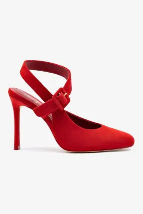 Deena By Larroud?? Pump In Red Suede,Women Heel