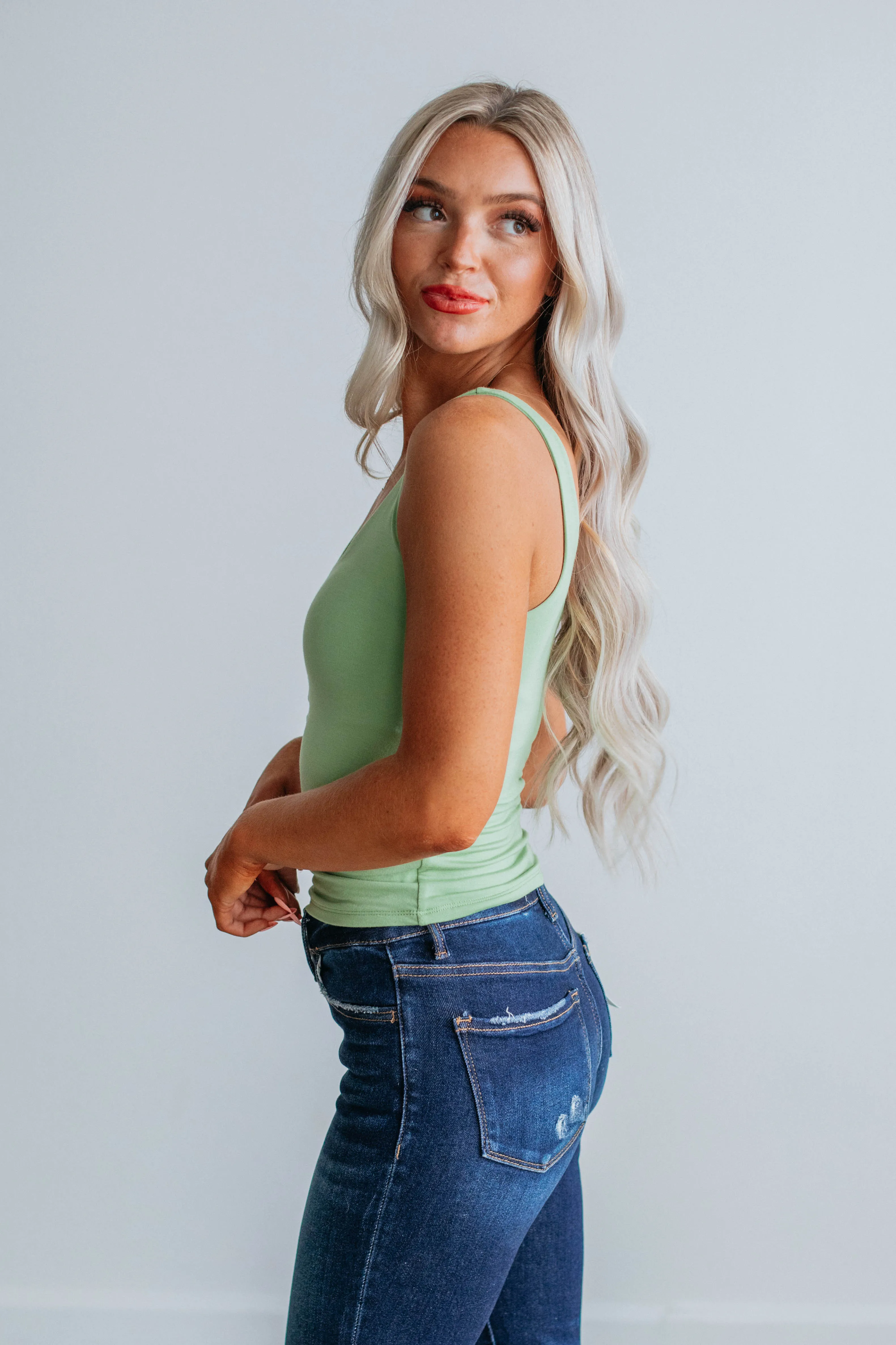 Delta Basic Tank - Sprout,Women Tank
