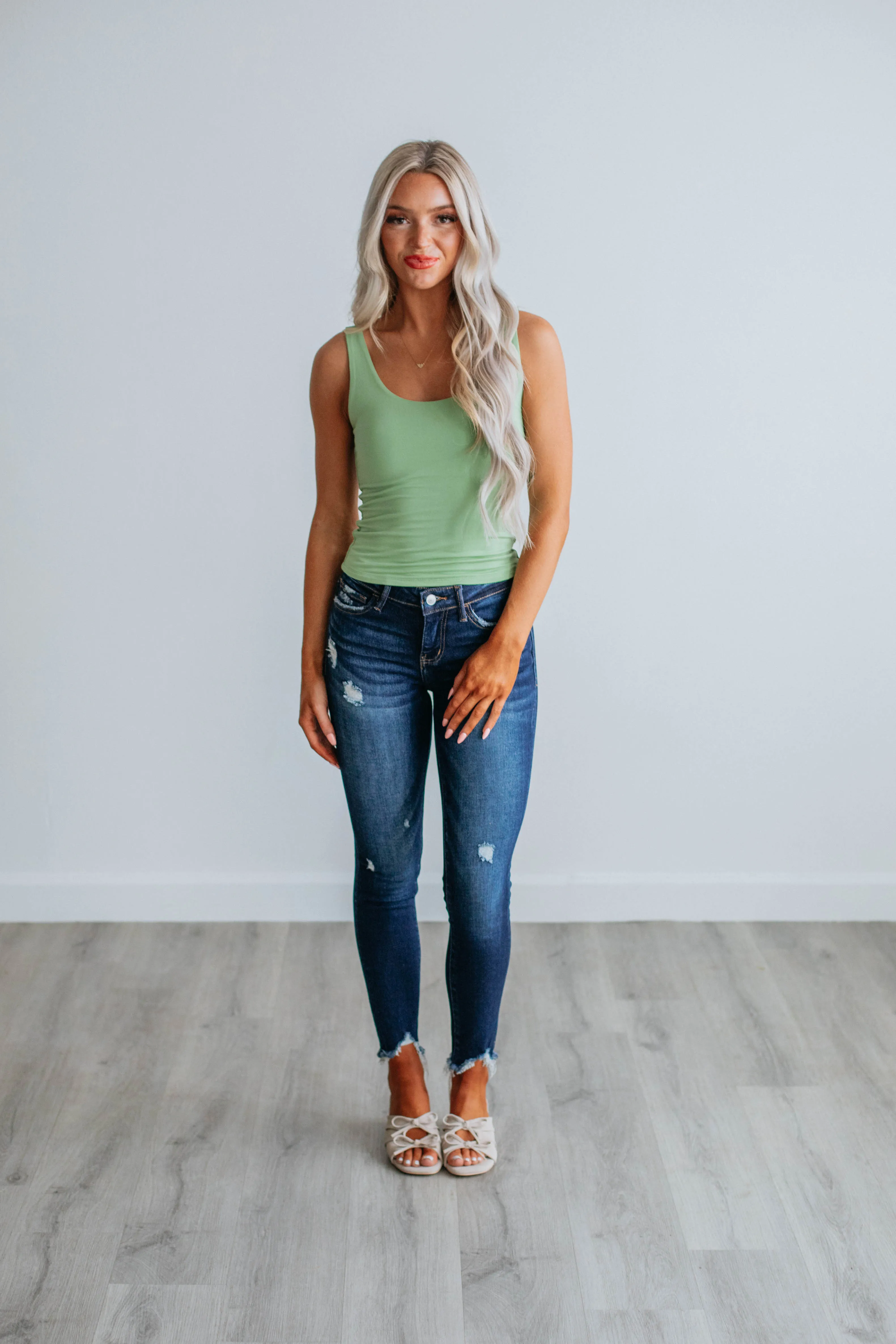Delta Basic Tank - Sprout,Women Tank