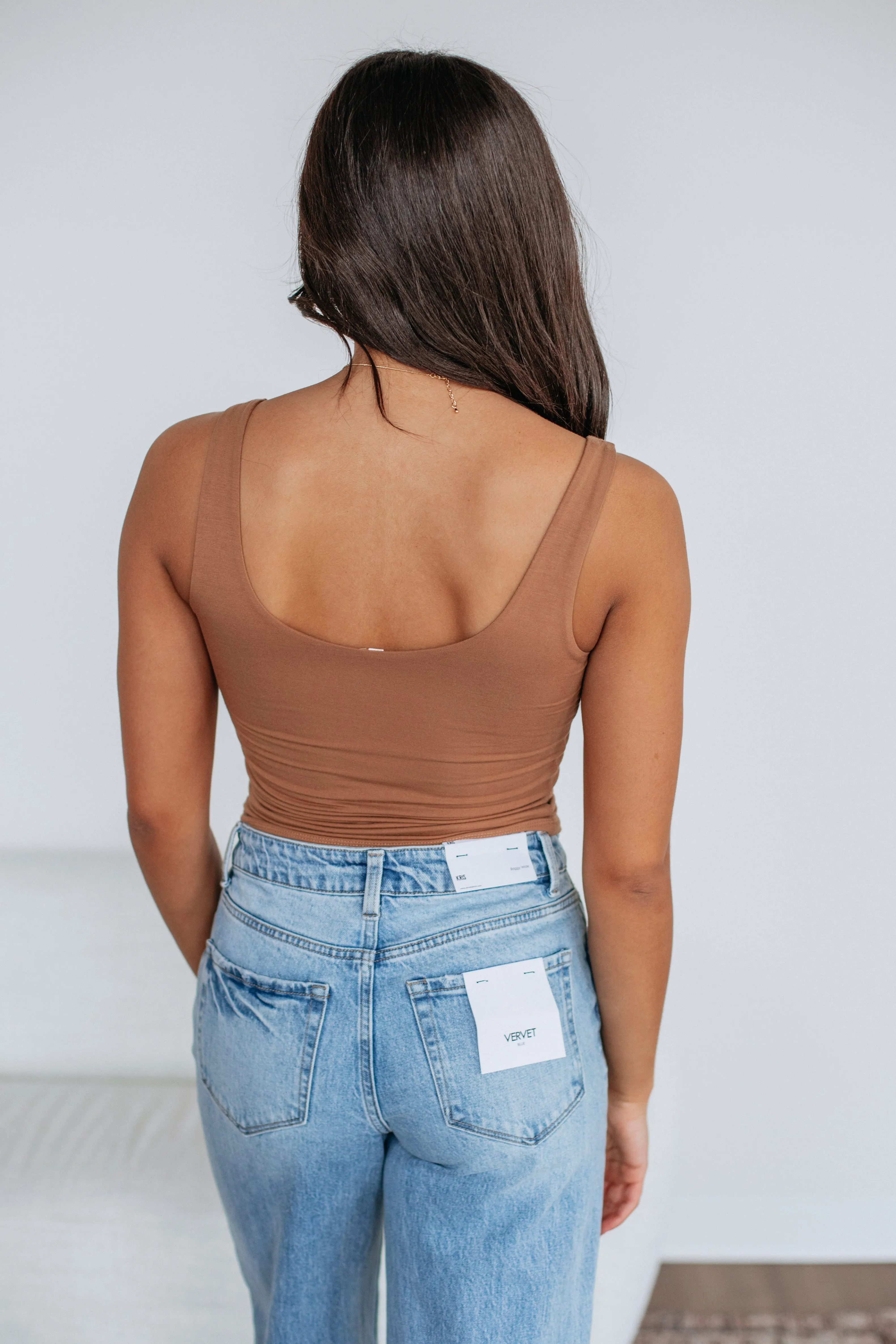 Delta Basic Tank - Toffee,Women Tank
