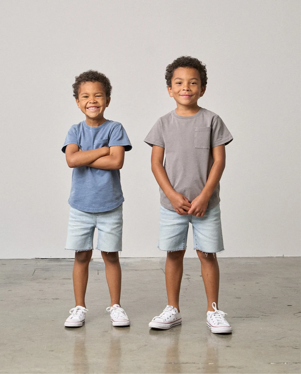 Denim Short - Light Wash,Kids