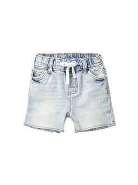 Denim Short - Light Wash,Kids