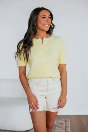 Denise Cardigan Top - Butter,Women Sweater