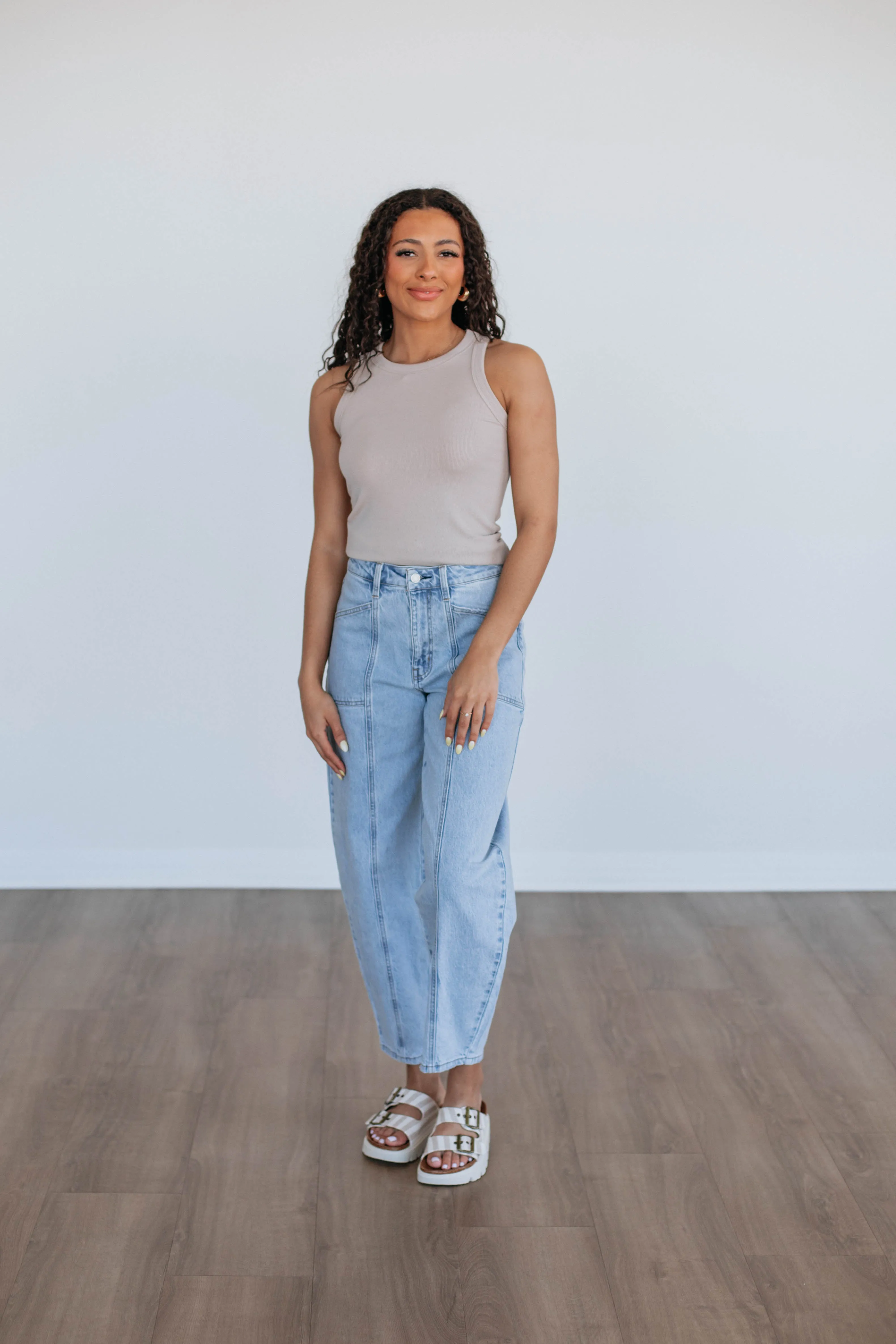 Dixon Ribbed Tank - Shell,Women Tank