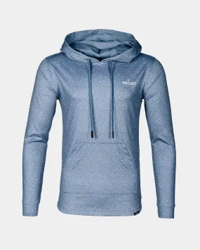 Dusty Blue Speckle Golf Hoodie,Men