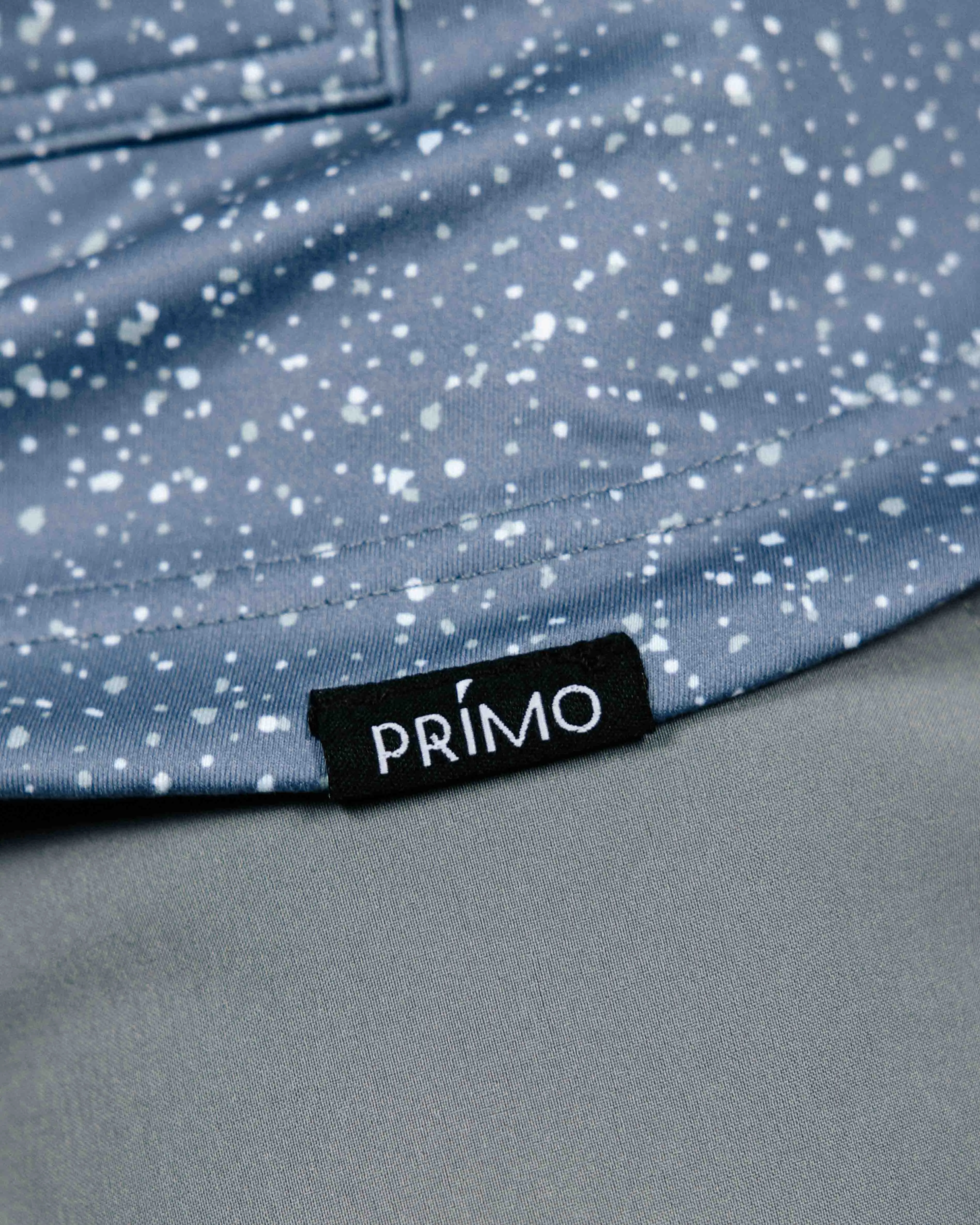 Dusty Blue Speckle Golf Hoodie,Men