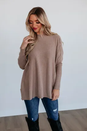 Edella Sweater - Latte,Women Sweater