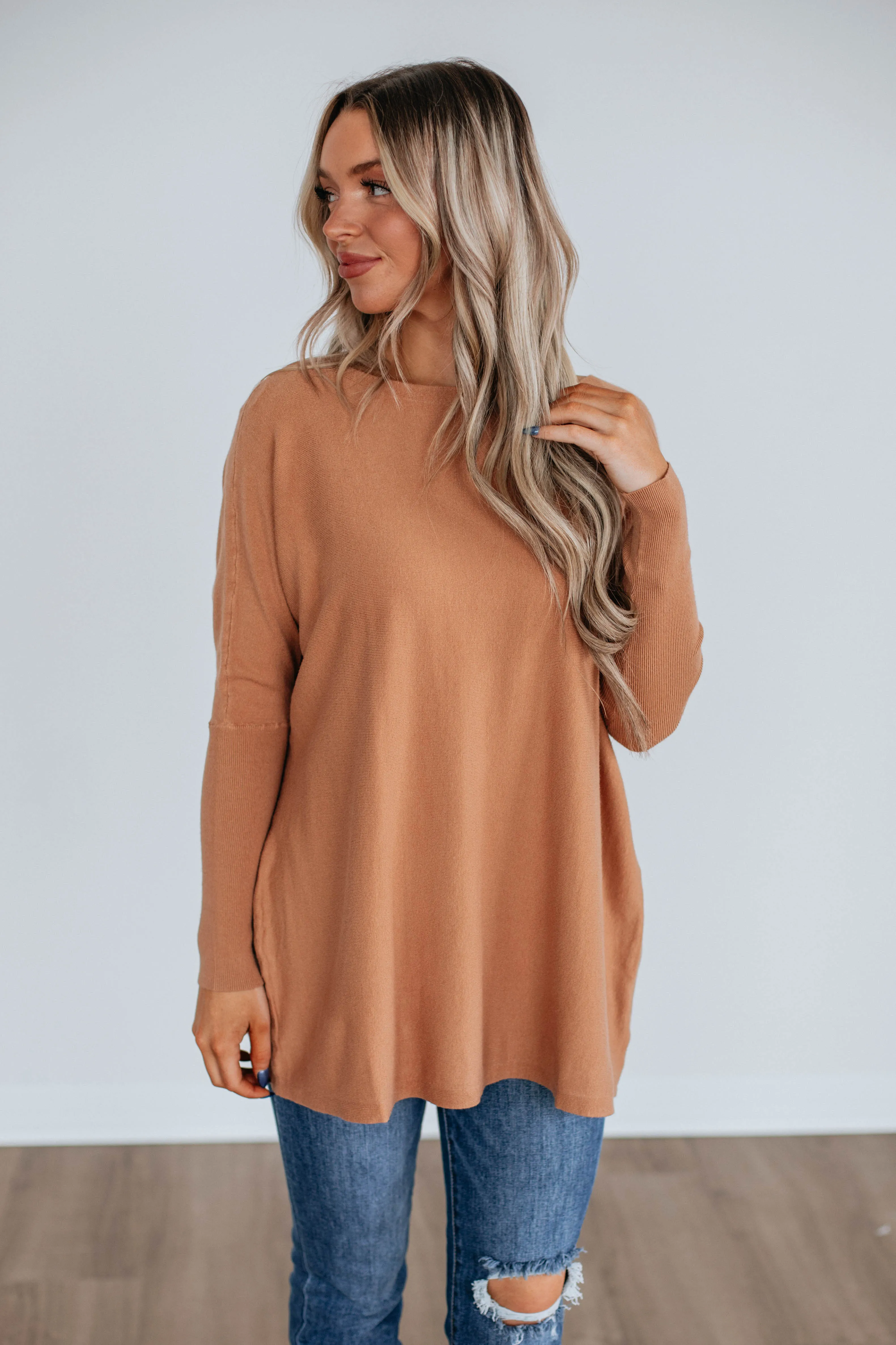 Edella Sweater - Toast,Women Sweater