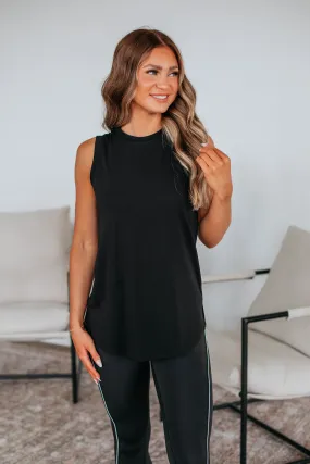 Elandra Basic Tank - Black,Women Tank