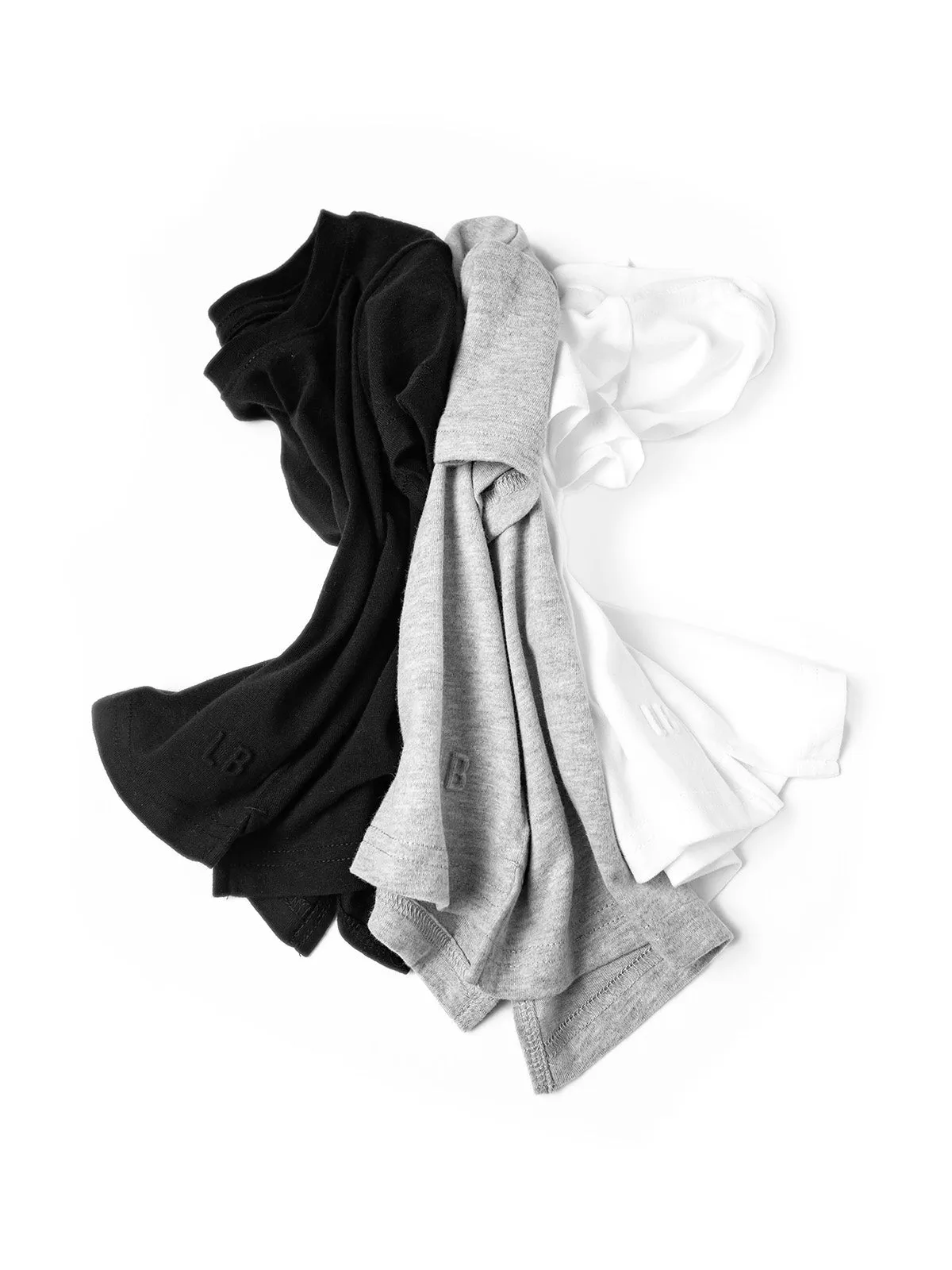 Elevated Tee 3-Pack - Monochrome,Kids