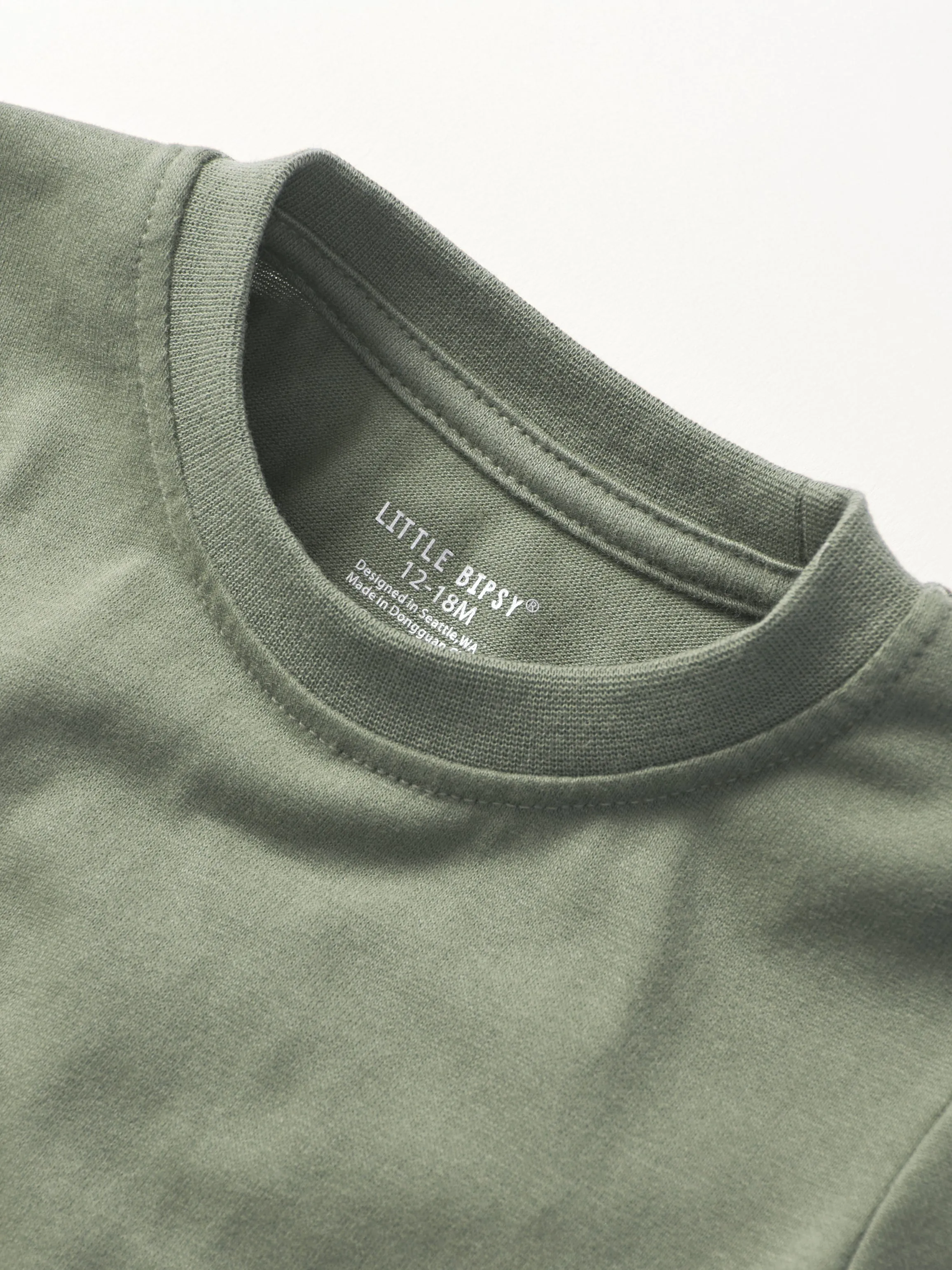 Elevated Tee - Basil,Kids