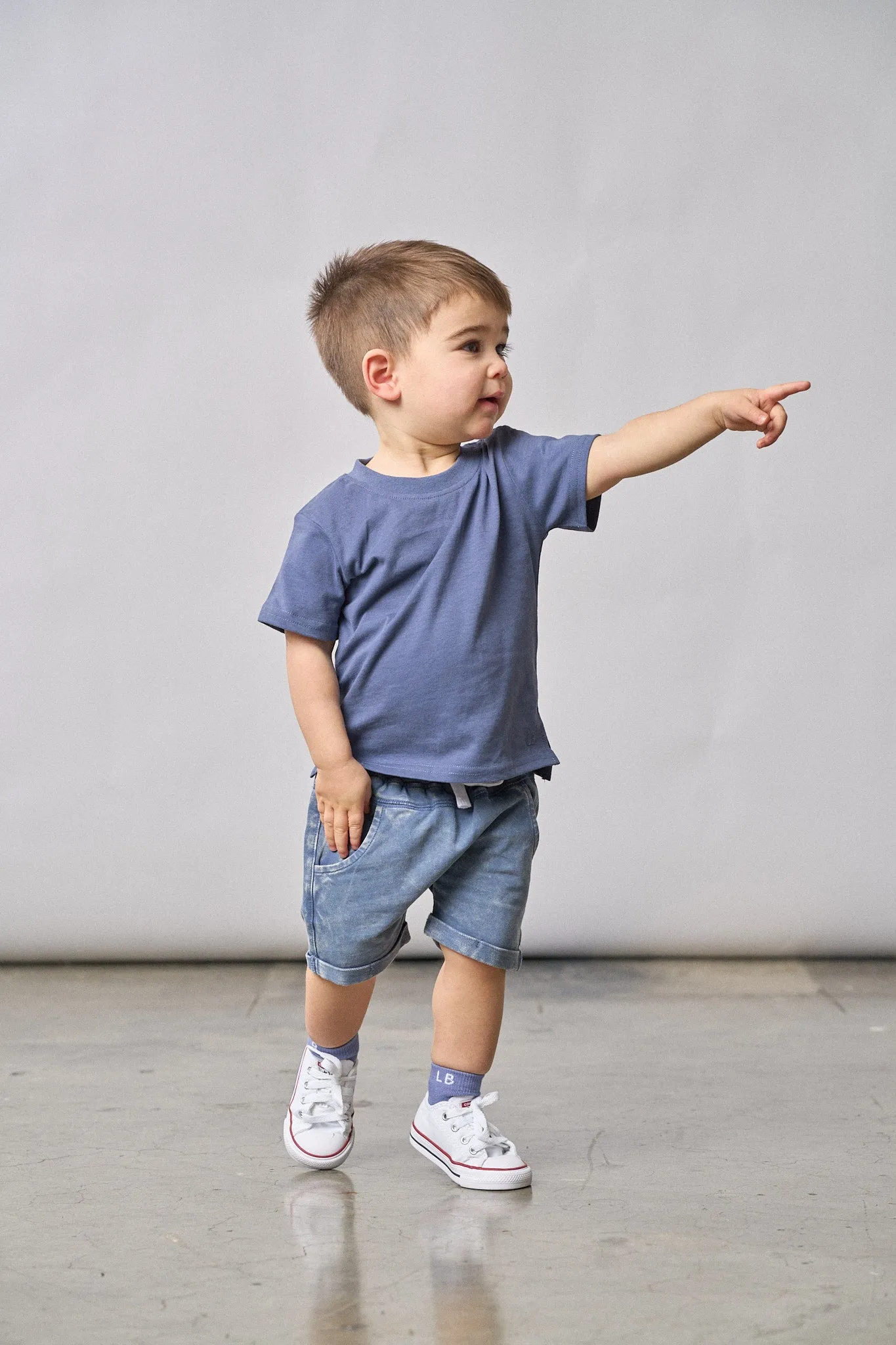 Elevated Tee - Navy,Kids