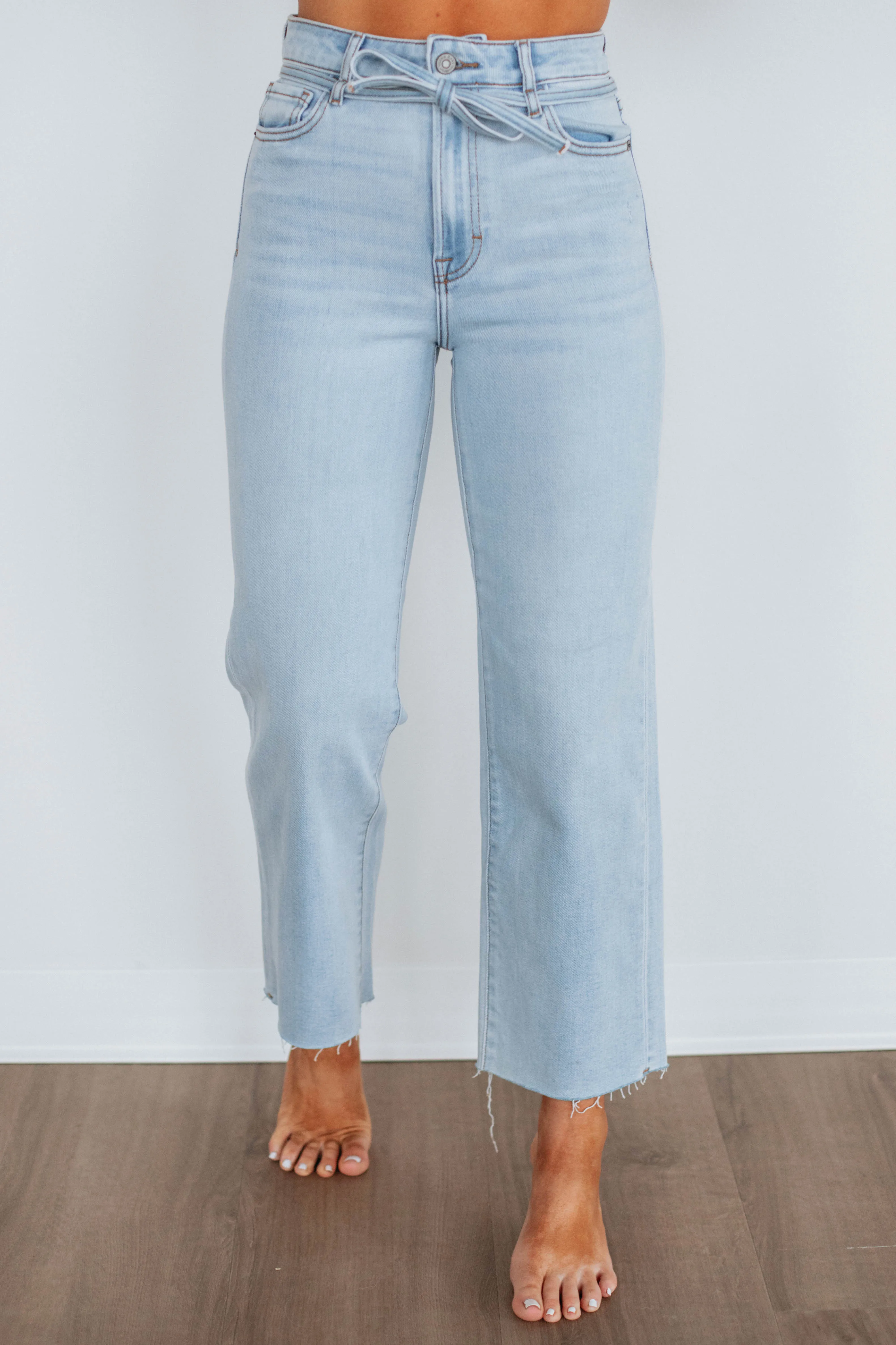 Ella Hidden Jeans - Light Wash,Jeans Women