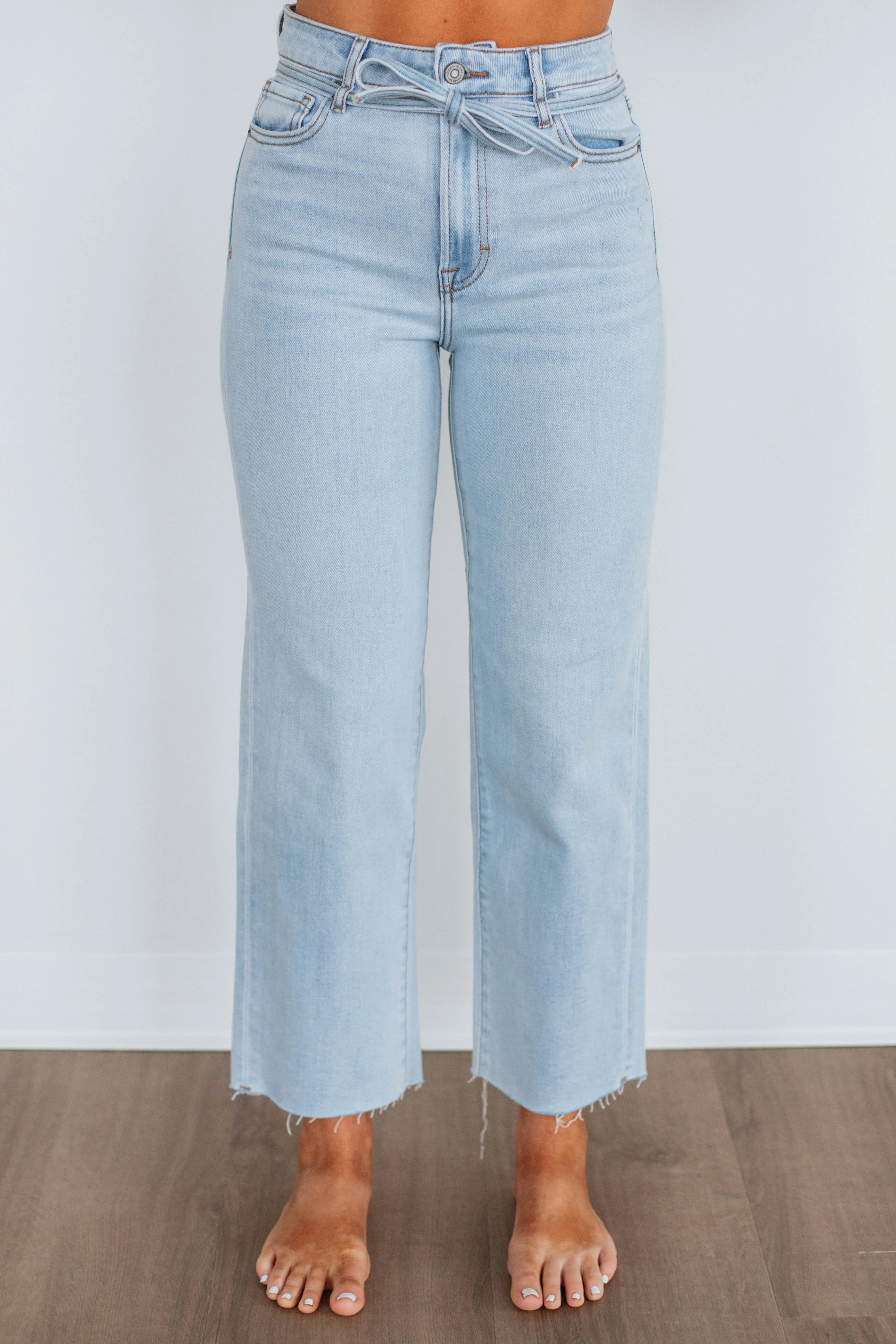 Ella Hidden Jeans - Light Wash,Jeans Women