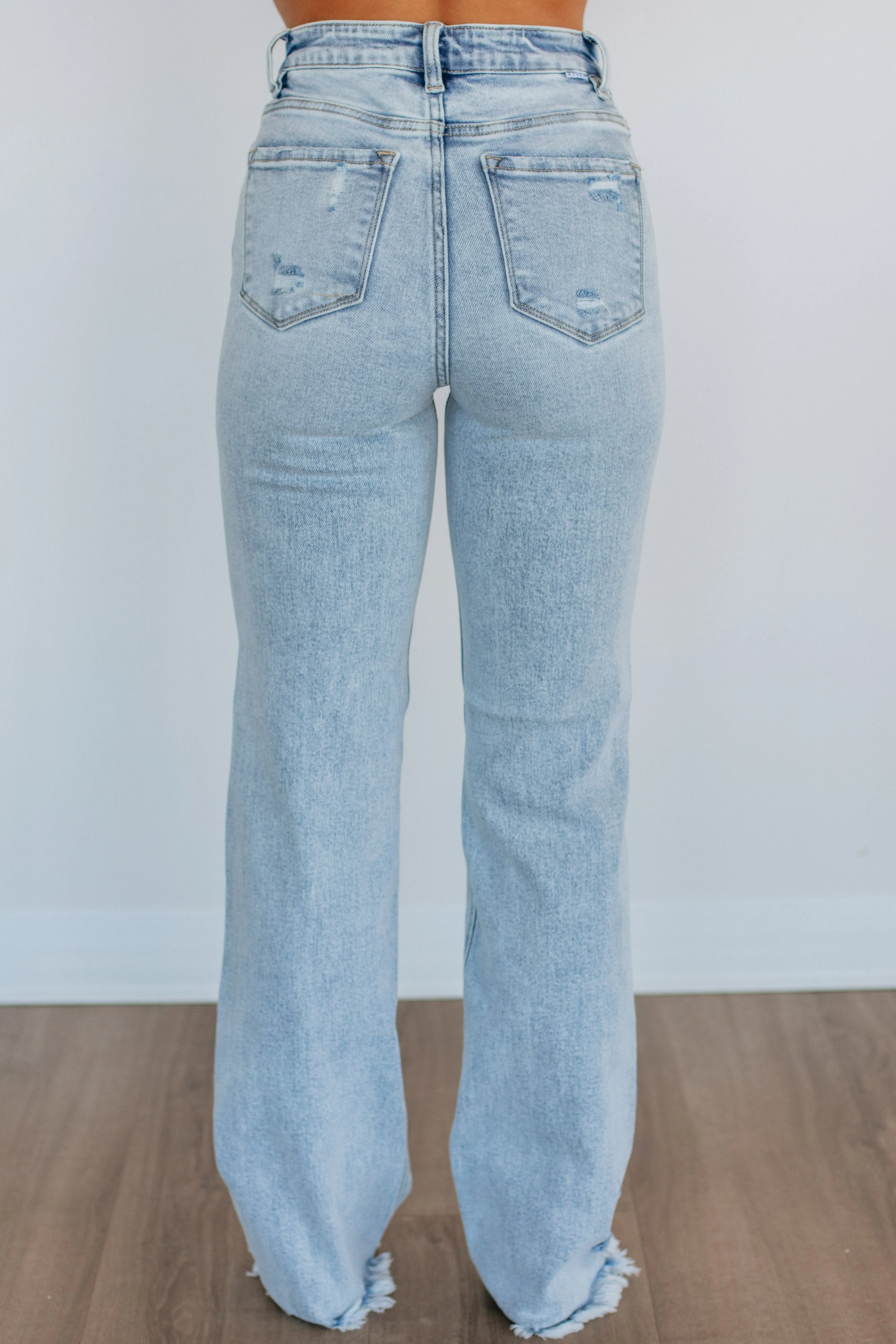 Eloise Risen Jeans - Light Wash,Jeans Women