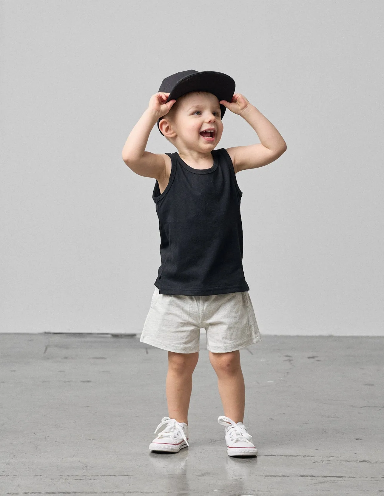 Everyday Short - Heather Grey,Kids