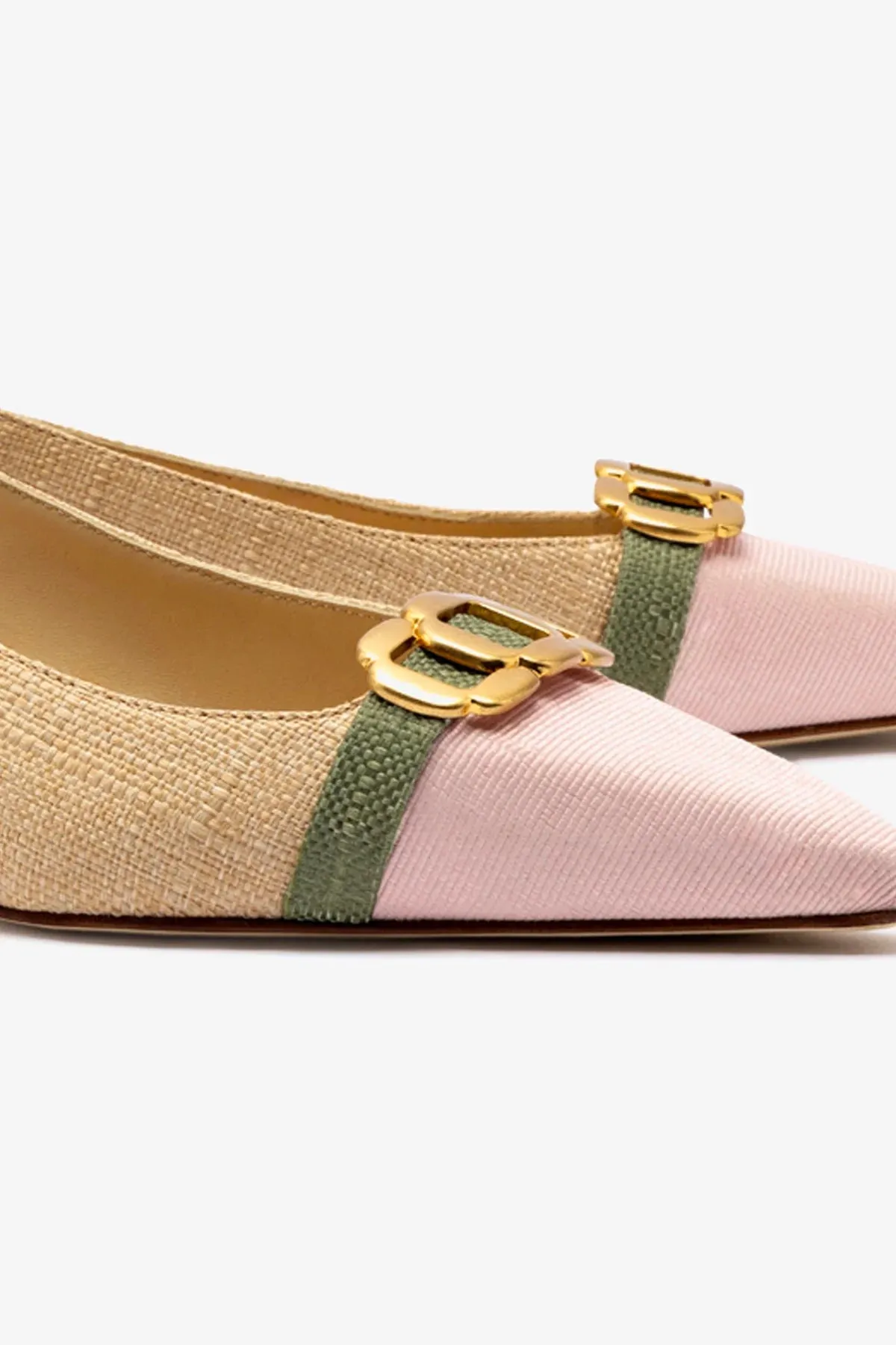 Franca Pump In Beige Raffia,Women Heel