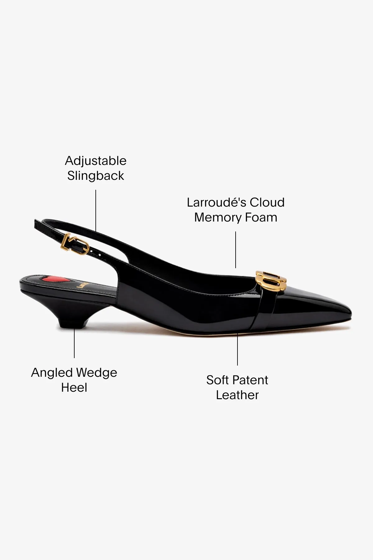 Franca Pump In Black Patent Leather,Women Heel