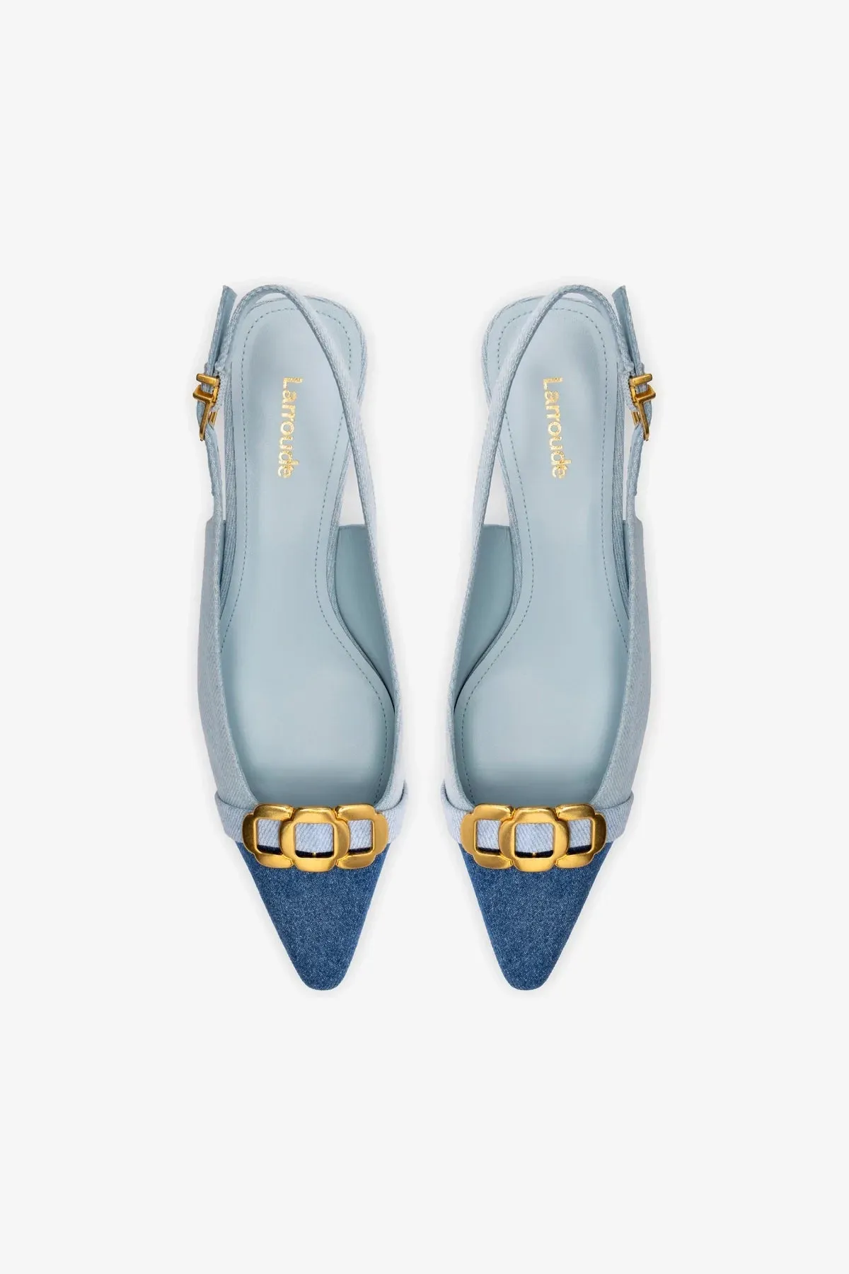 Franca Pump In Blue Denim,Women Heel