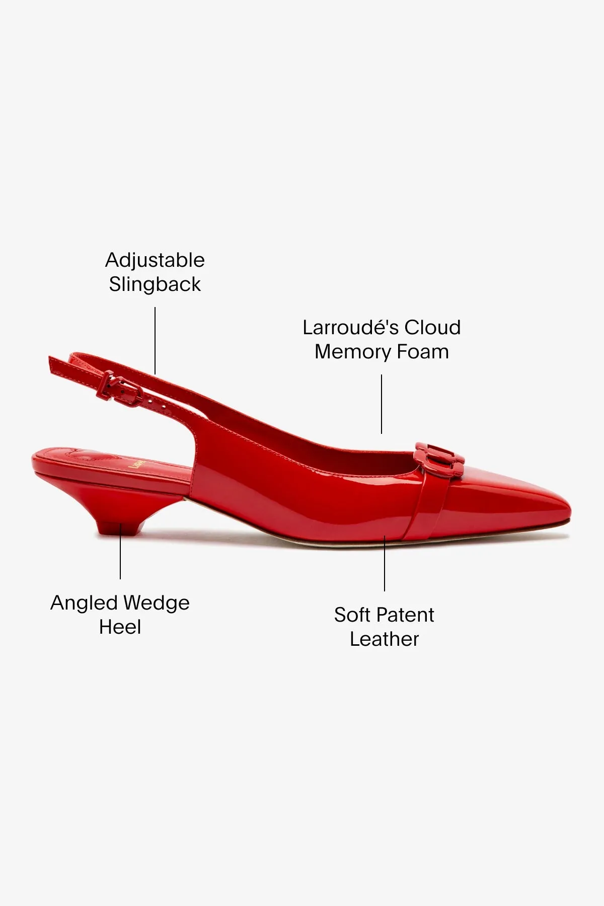 Franca Pump In Scarlet Patent Leather,Women Heel