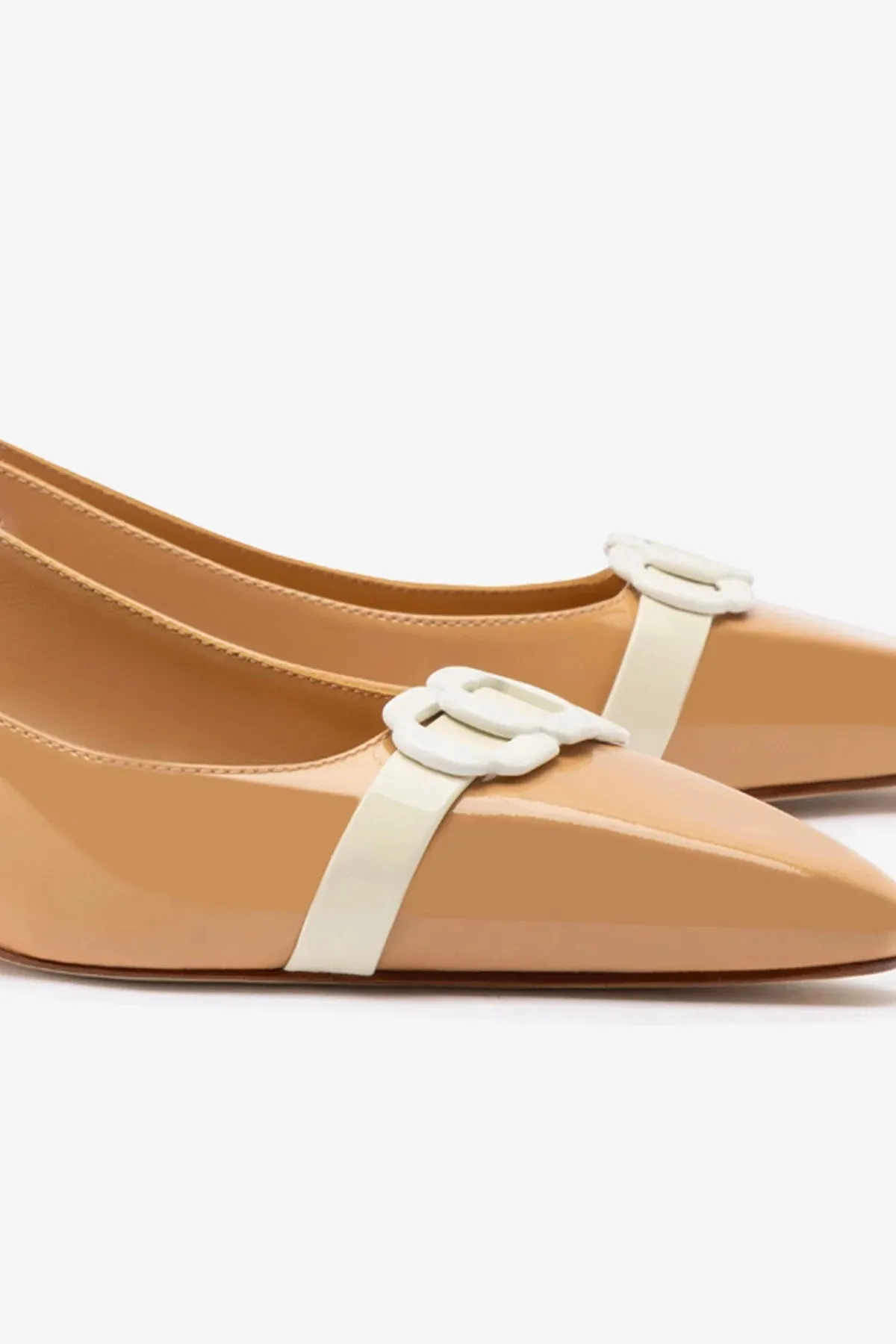 Franca Pump In Tan Patent Leather,Women Heel