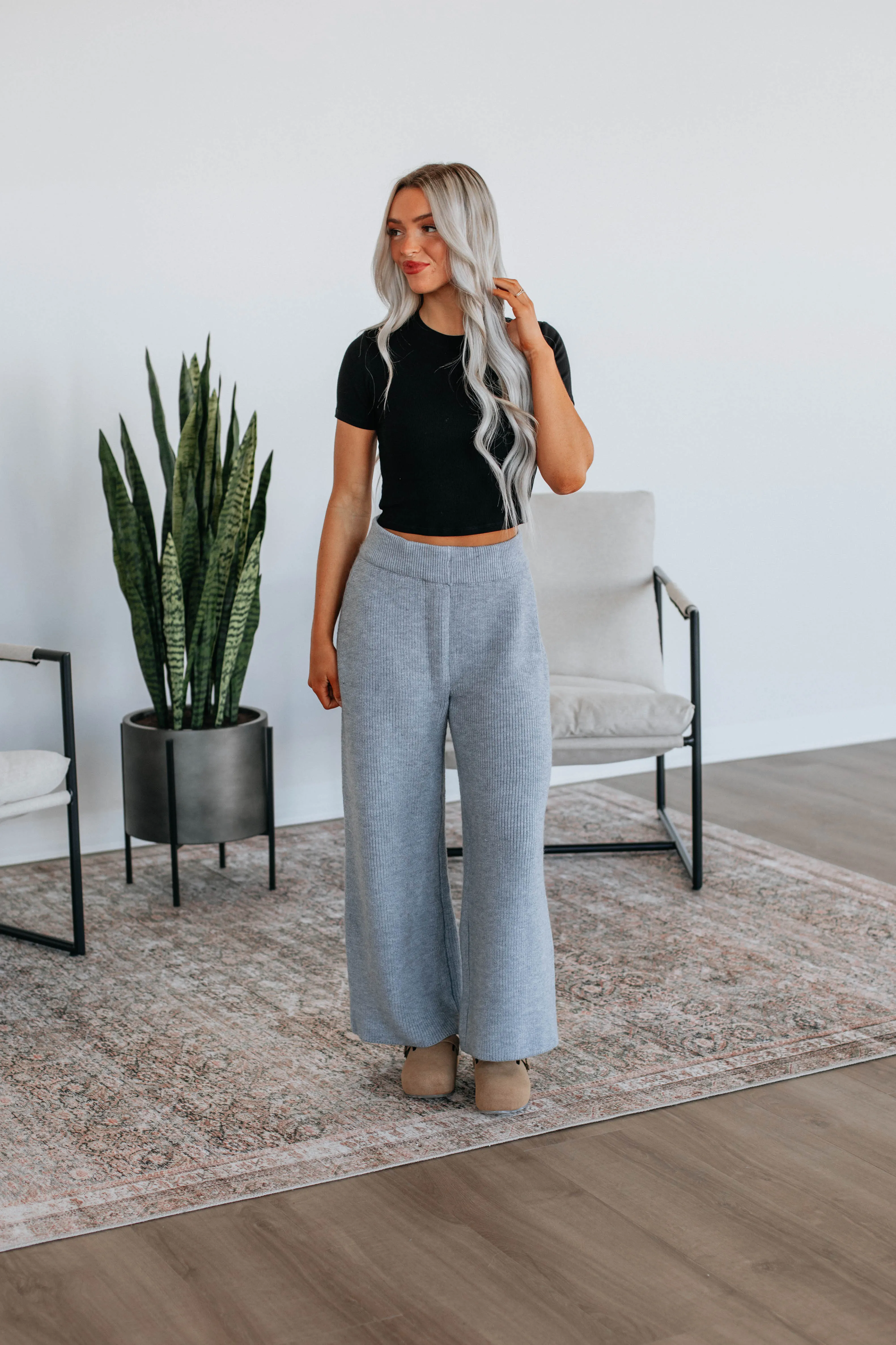 Francia Sweater Pants,Women Sweater