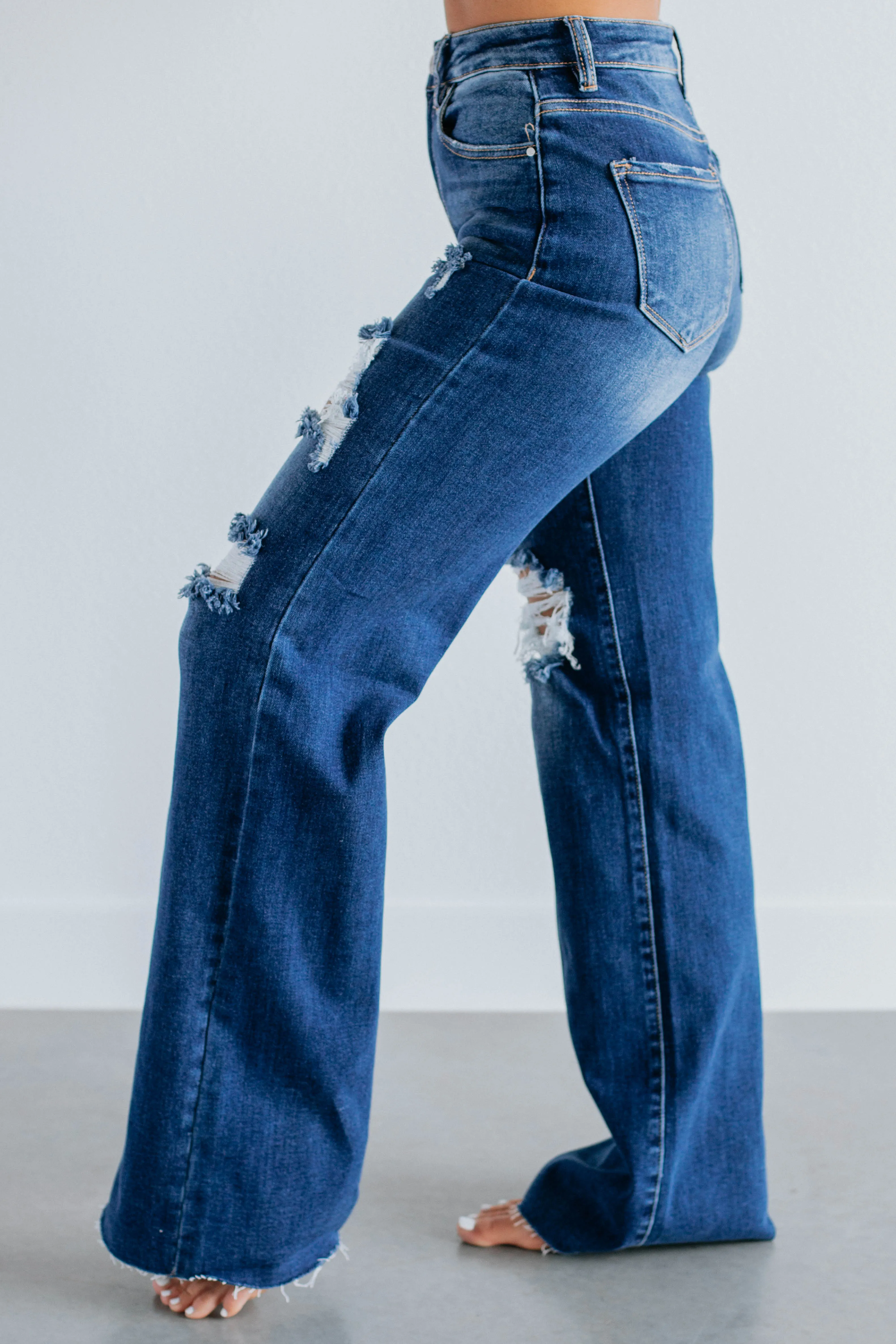 Georgia Risen Jeans - Dark Wash,Jeans Women