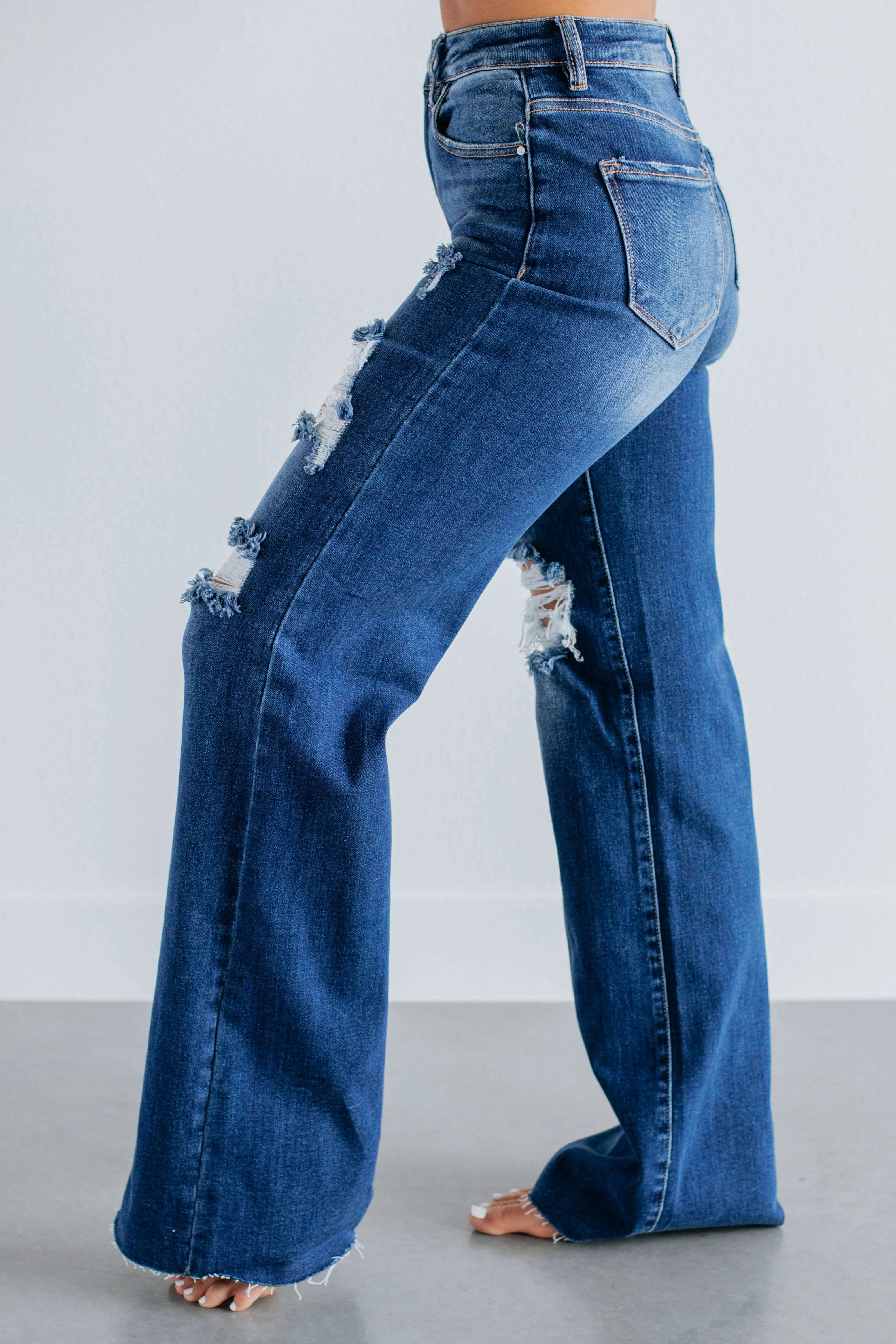 Georgia Risen Jeans - Dark Wash,Jeans Women