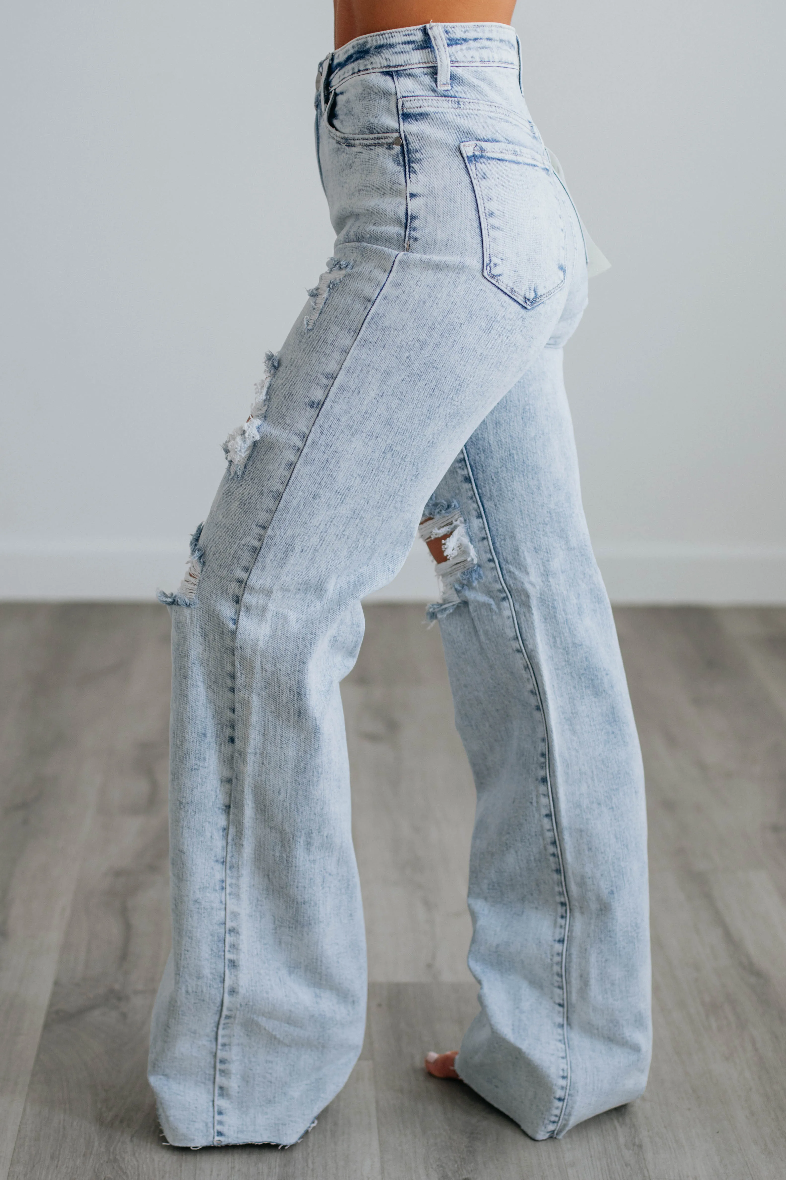 Georgia Risen Jeans - Light Wash,Jeans Women