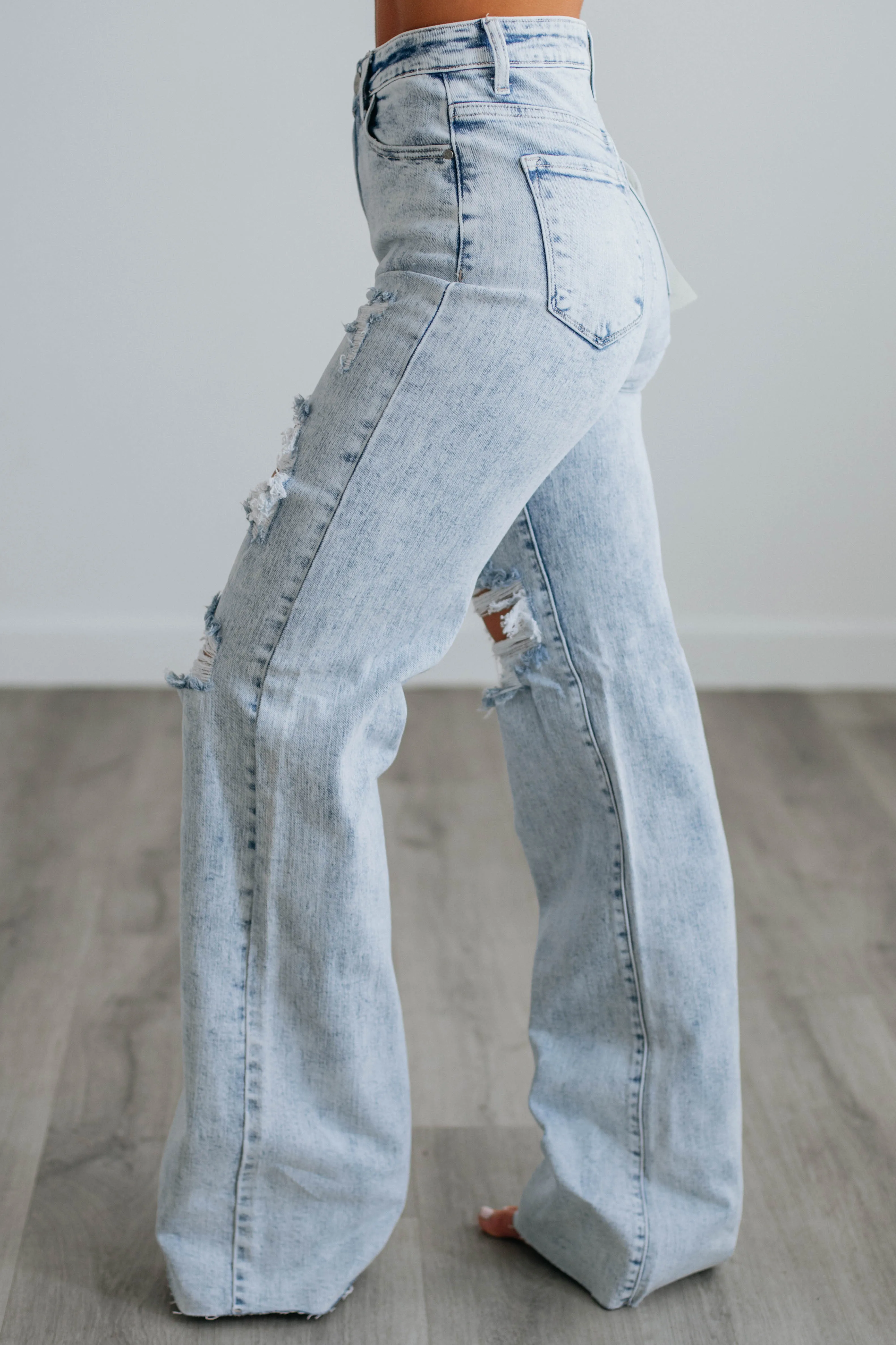 Georgia Risen Jeans - Light Wash,Jeans Women