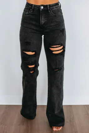 Georgia Risen Jeans - Vintage Black,Jeans Women