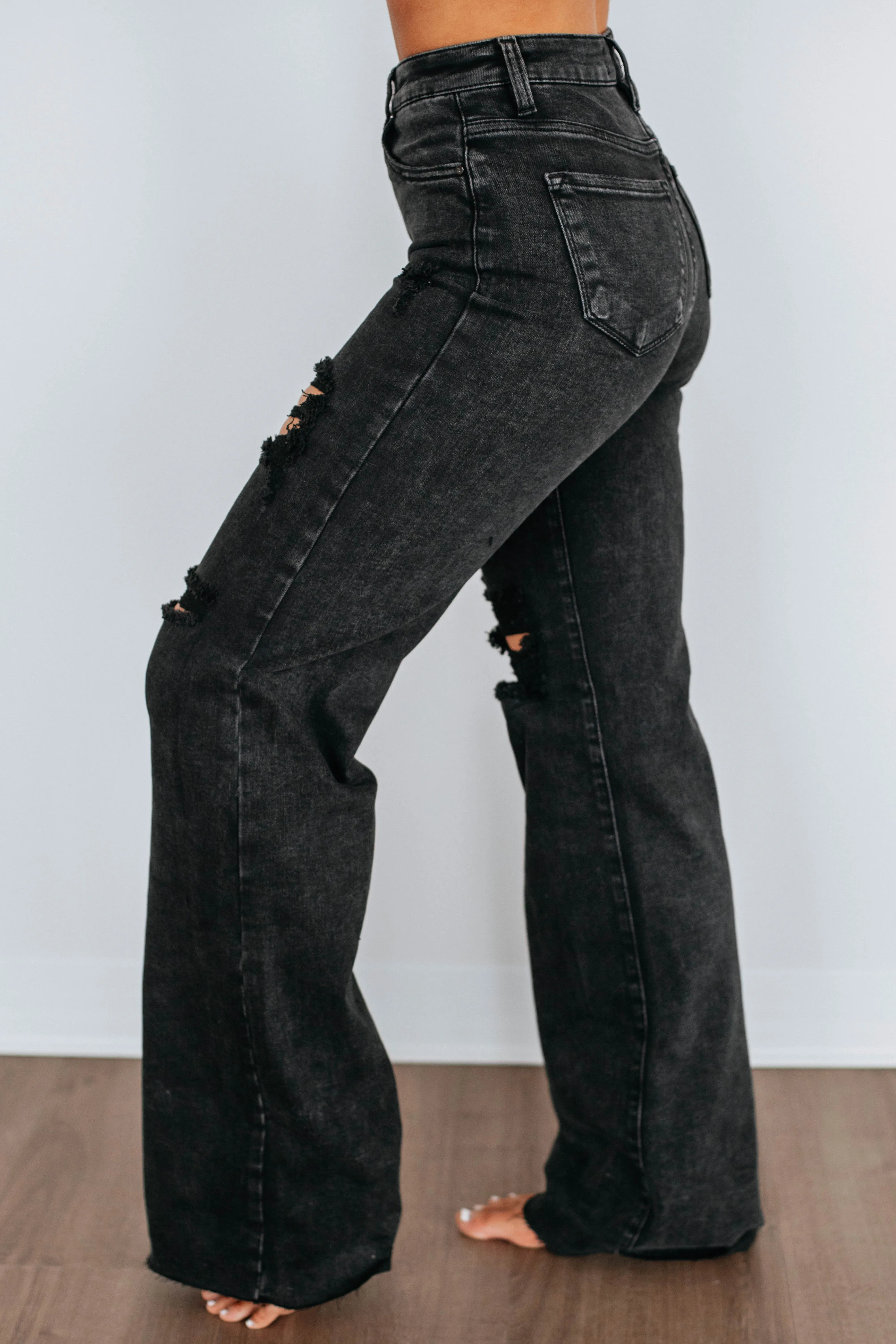 Georgia Risen Jeans - Vintage Black,Jeans Women