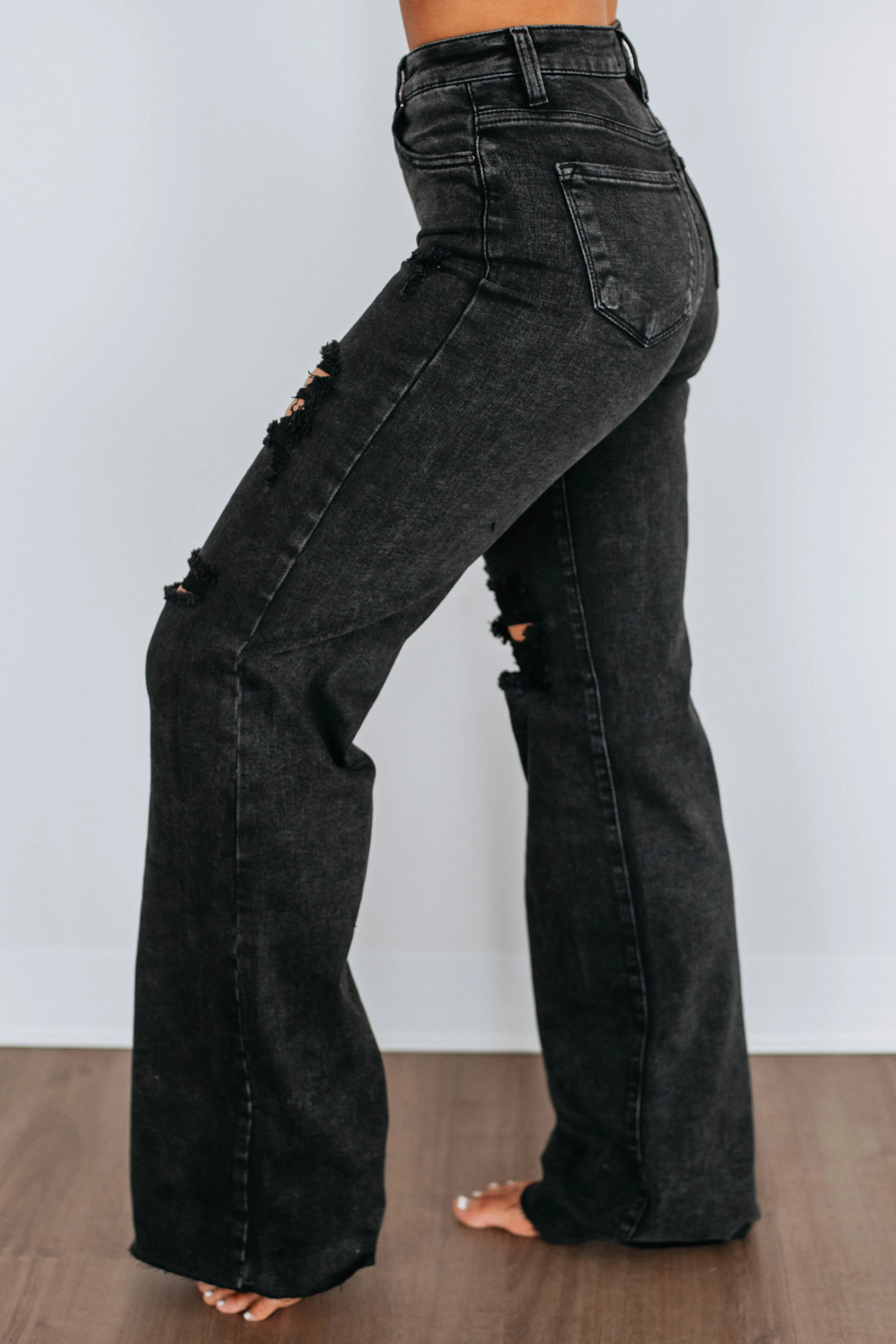 Georgia Risen Jeans - Vintage Black,Jeans Women