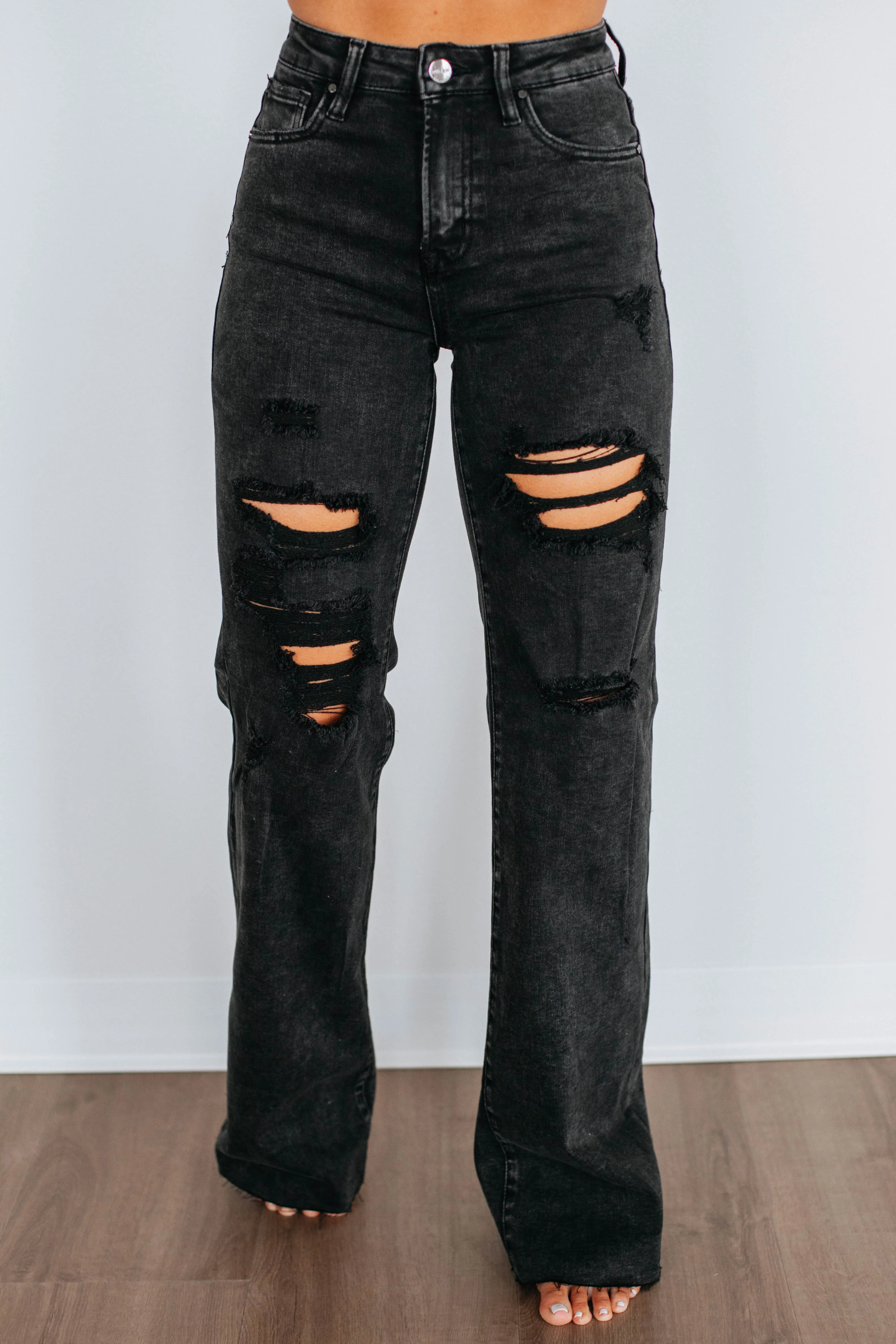 Georgia Risen Jeans - Vintage Black,Jeans Women