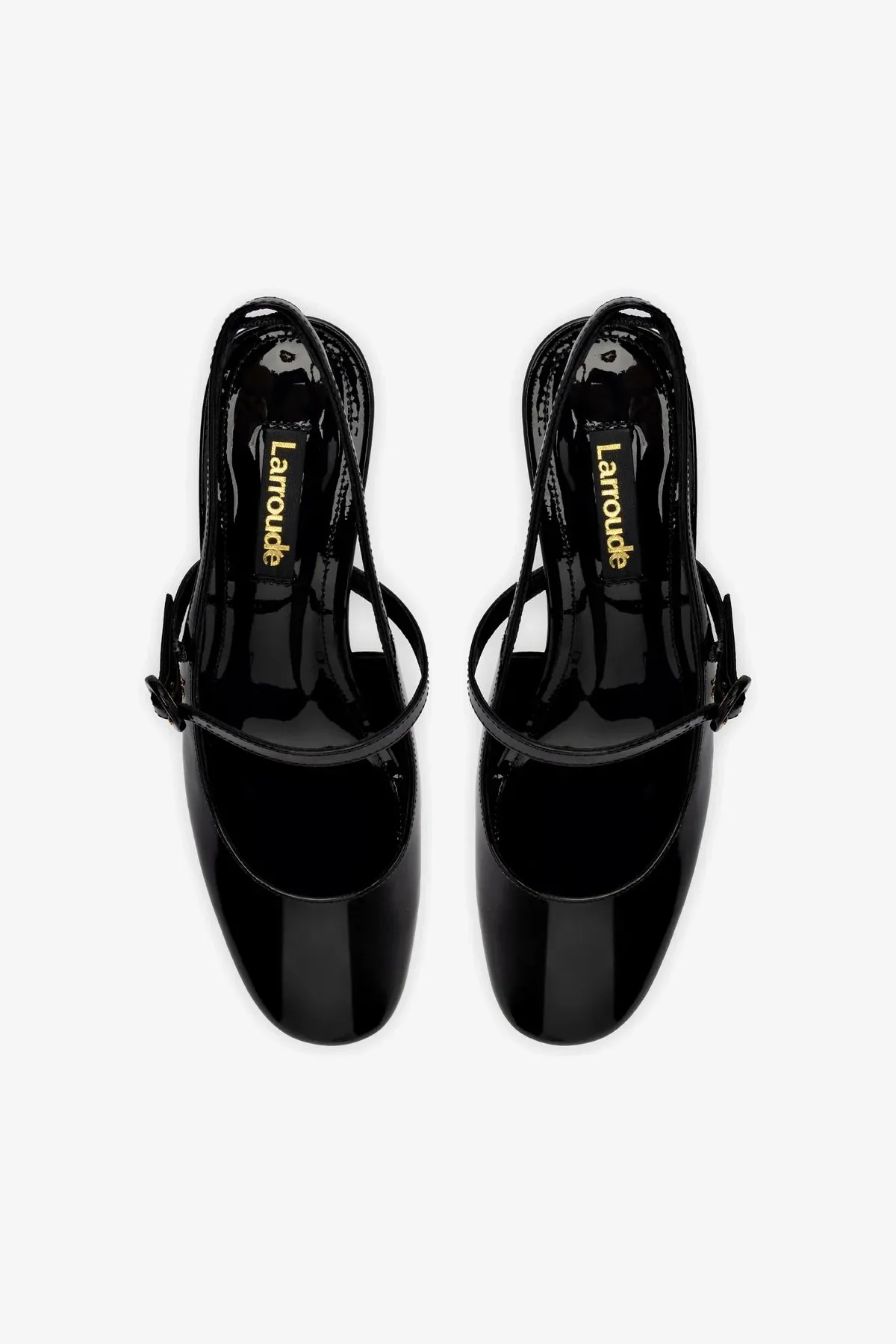 Georgina Pump In Black Patent Leather,Women Heel