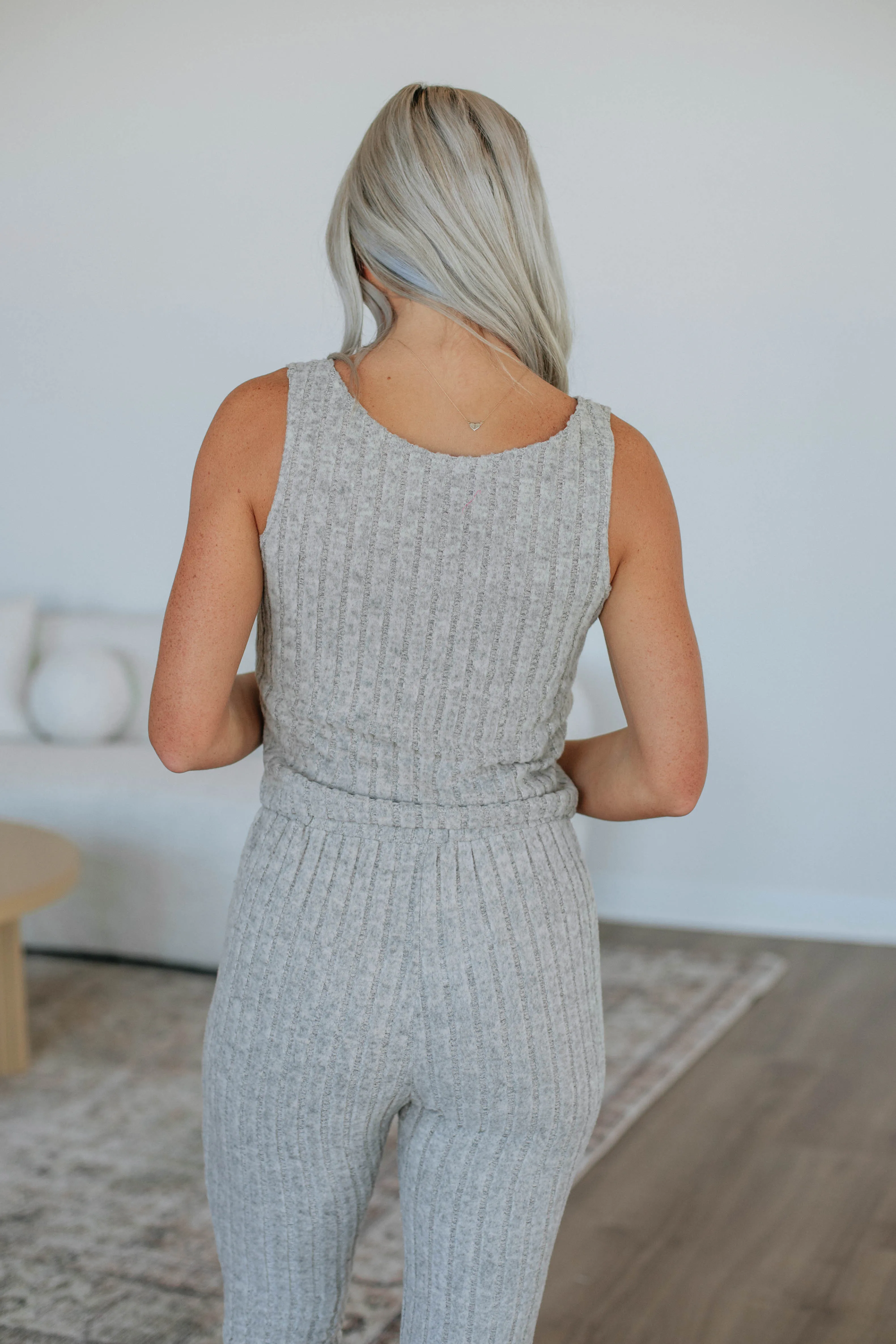 Get Cozy Tank - Taupe,Women Tank