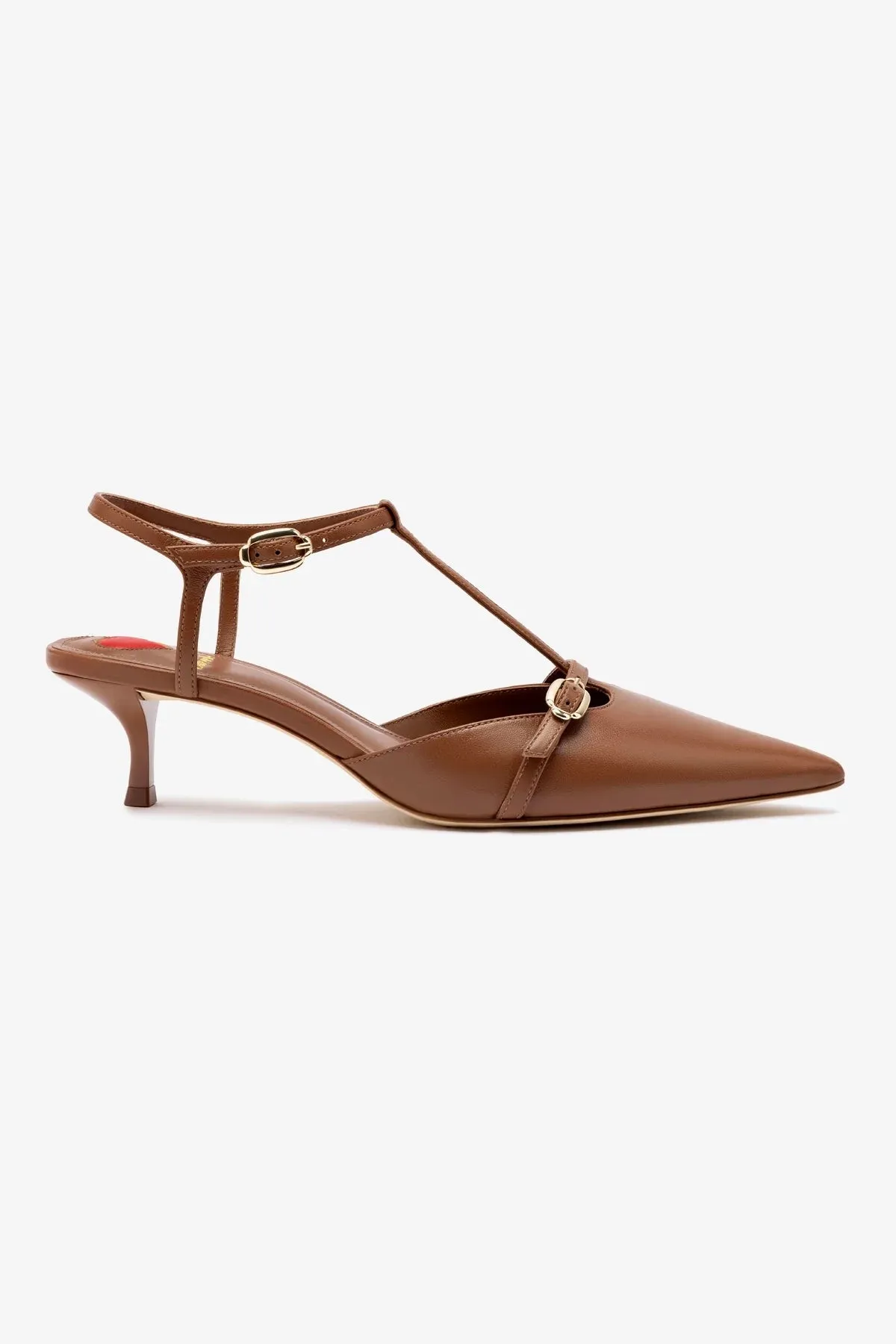 Grace Pump In Caramel Leather,Women Heel