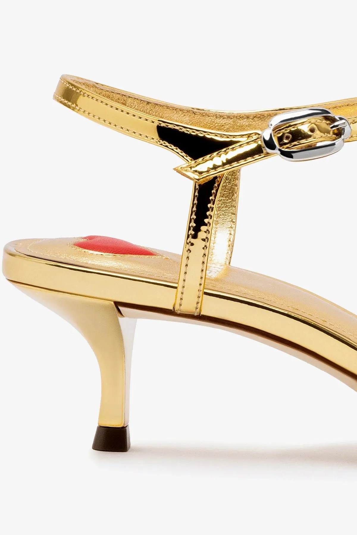 Grace Pump In Gold Specchio,Women Heel