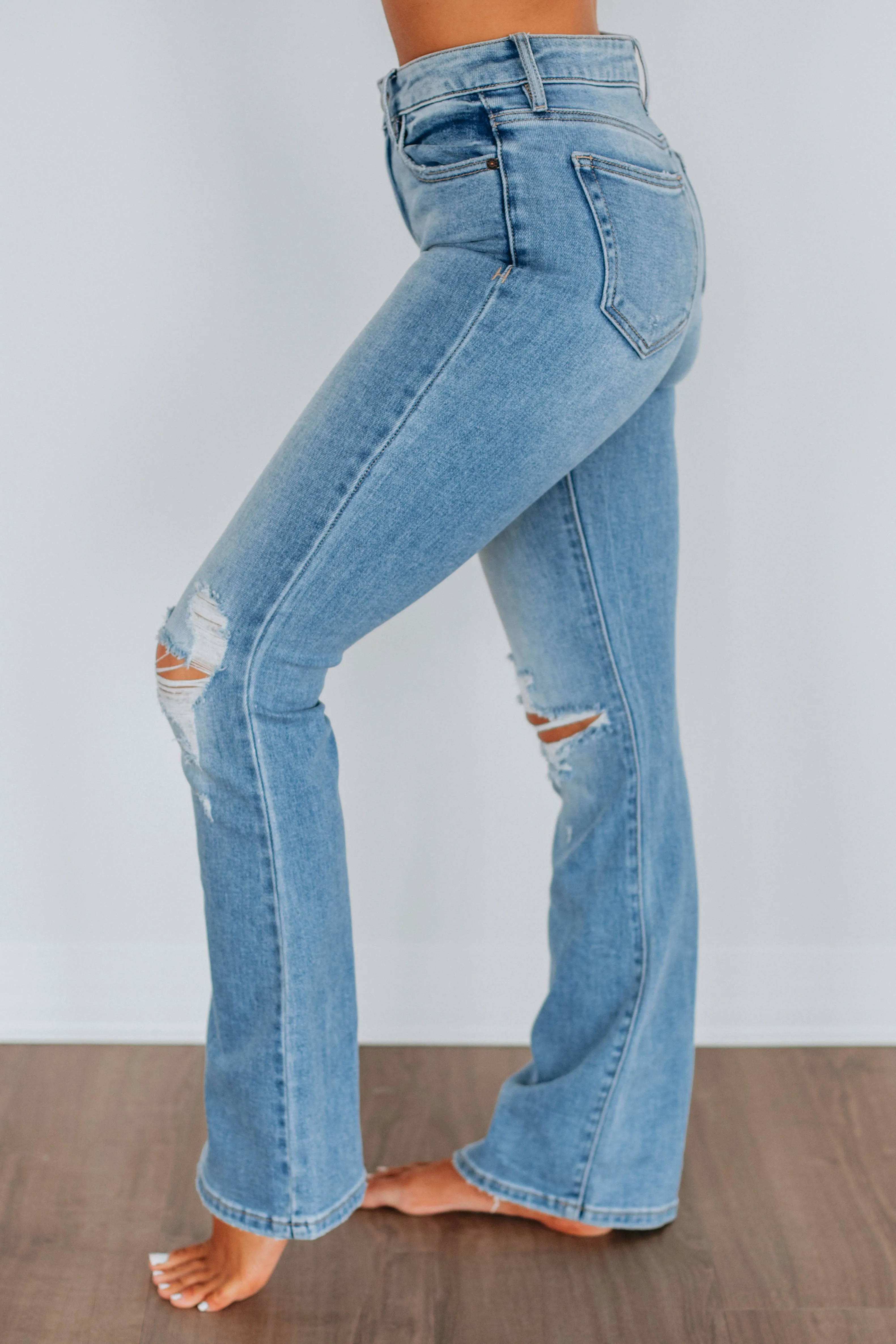 Happi Hidden Jeans - Medium Wash,Jeans Women