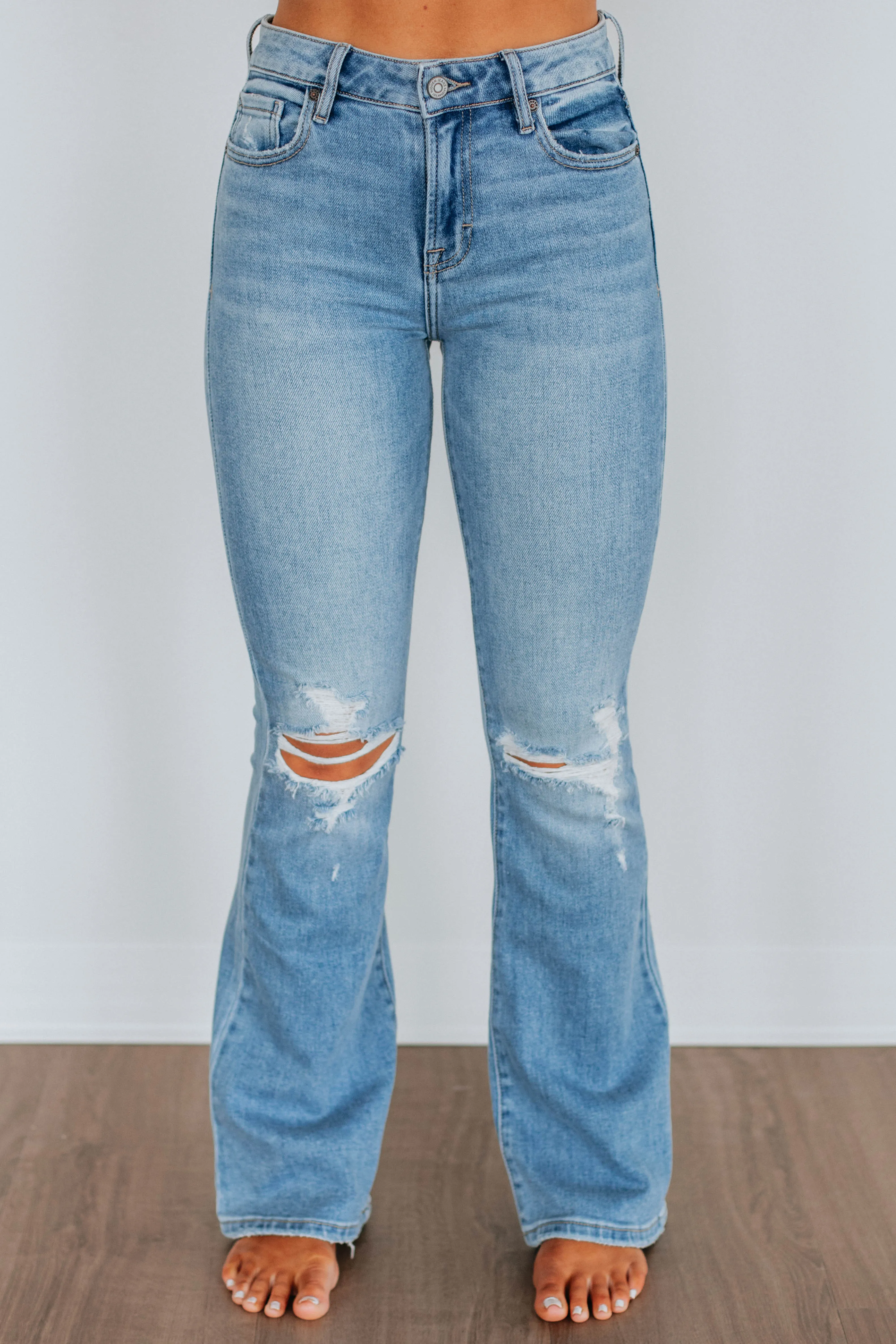 Happi Hidden Jeans - Medium Wash,Jeans Women